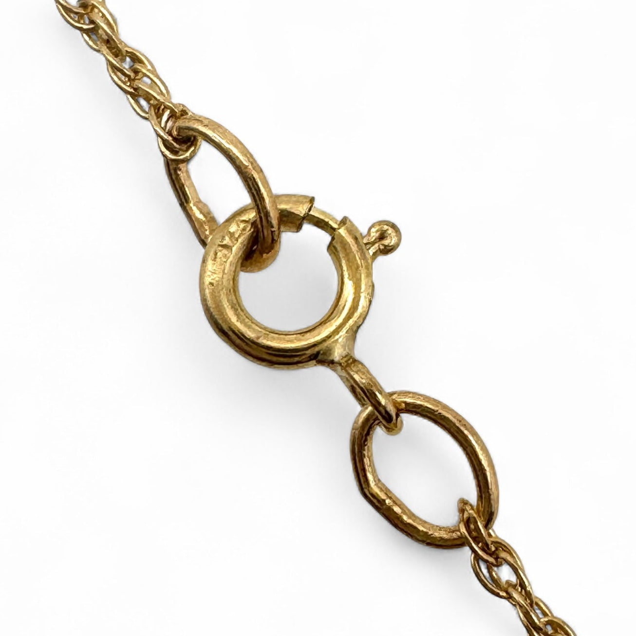 14ct Gold Emerald and Diamond Pendant On 9ct Gold Trace Chain