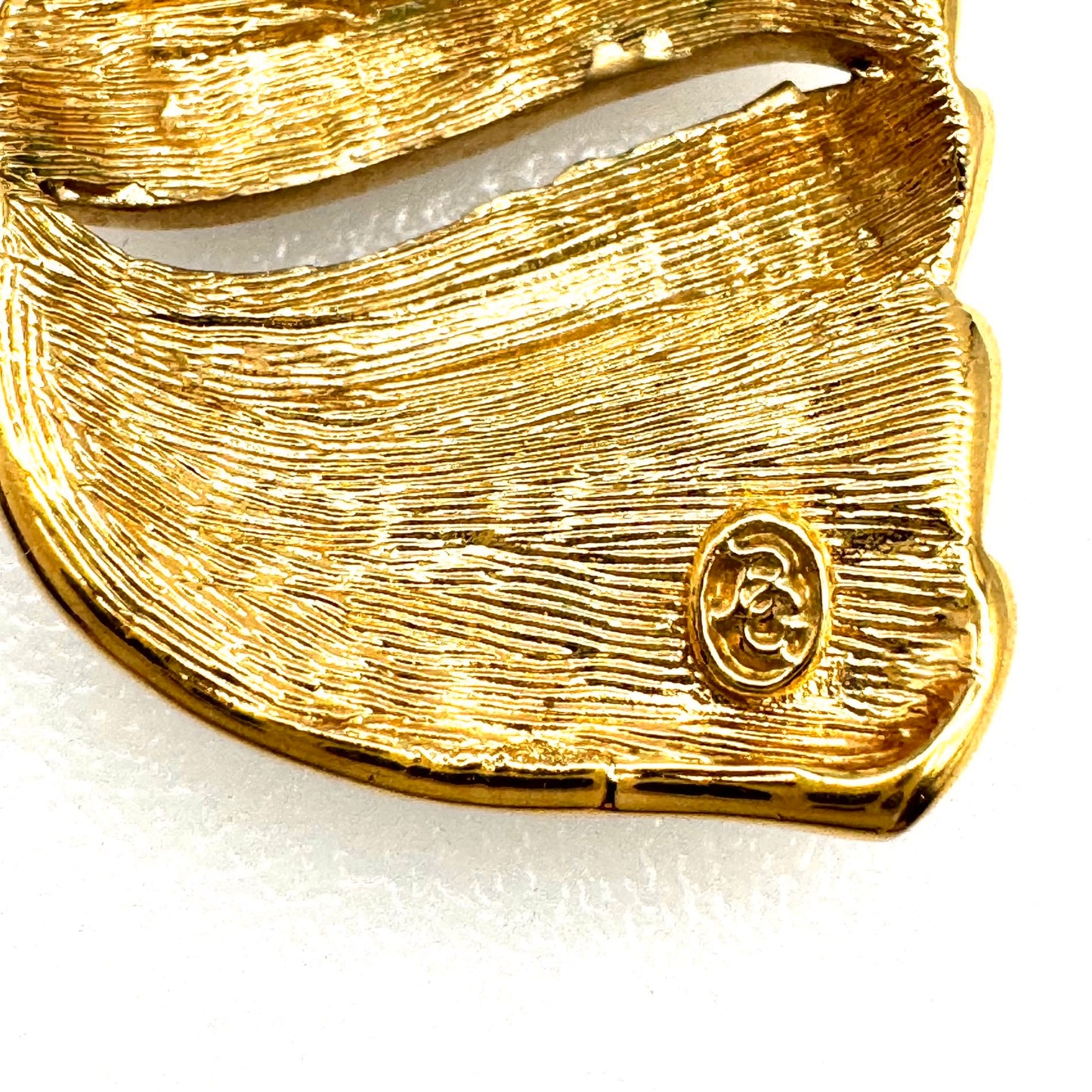 Bergdorf Goodman Black Enamel and Swarovski Crystal Pierced Earrings with Brand New 925 Silver Butterfly Backs