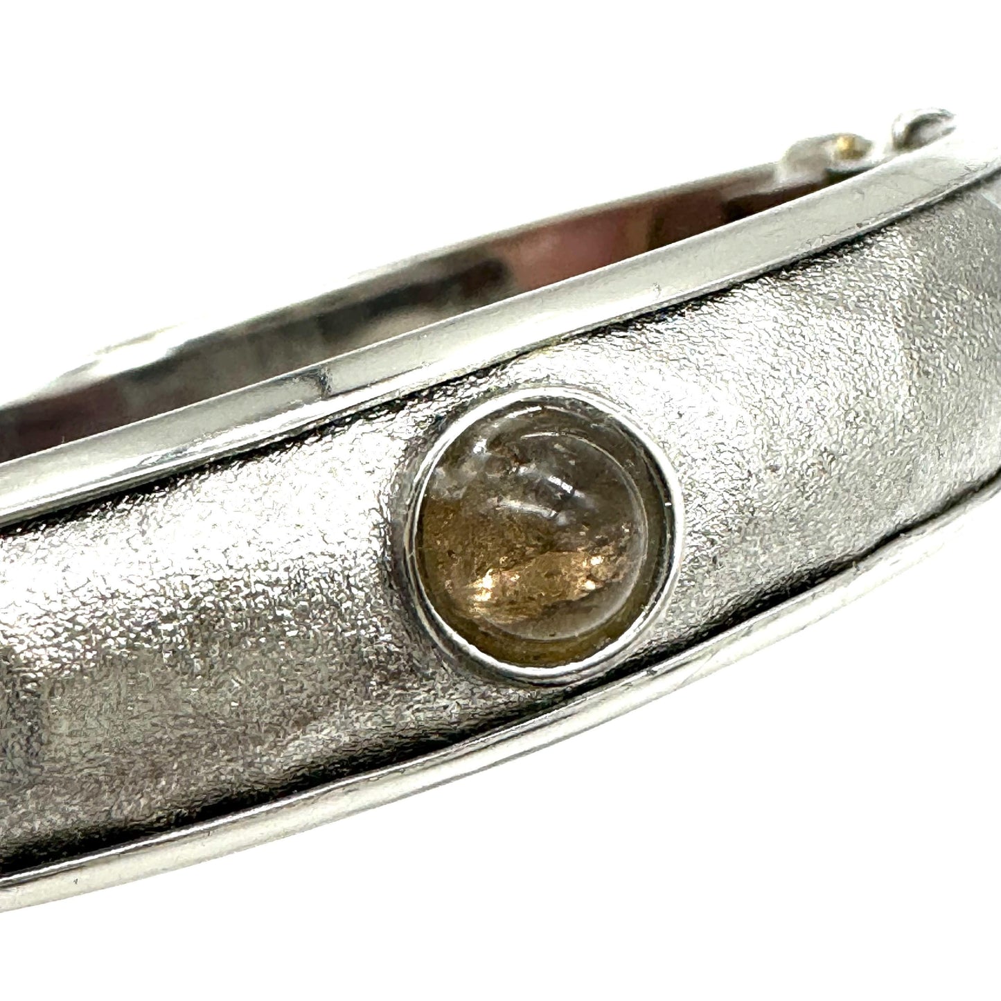 Fabrizio Giannone Designer Semi Precious Cabochon Clamper Bangle (Future Collectible)