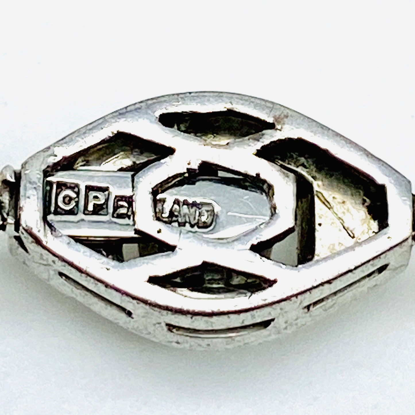 Ciro Faux Pearl Necklace SCP England Diamante Silver Clasp