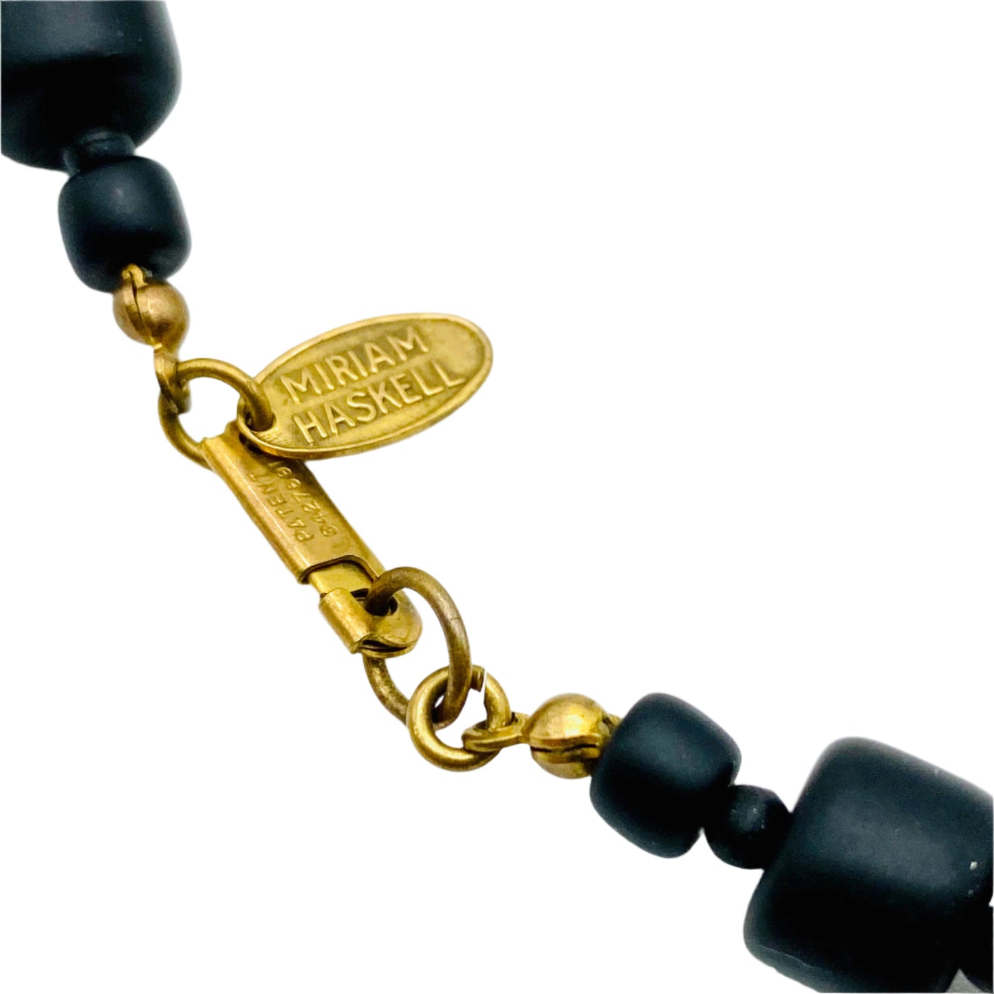 Miriam Haskell Wooden Bead Necklace