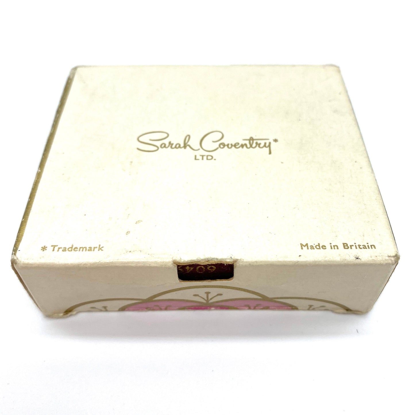 Sarah Coventry Gold Tone Double Petal Layer Flower Brooch in Original Box