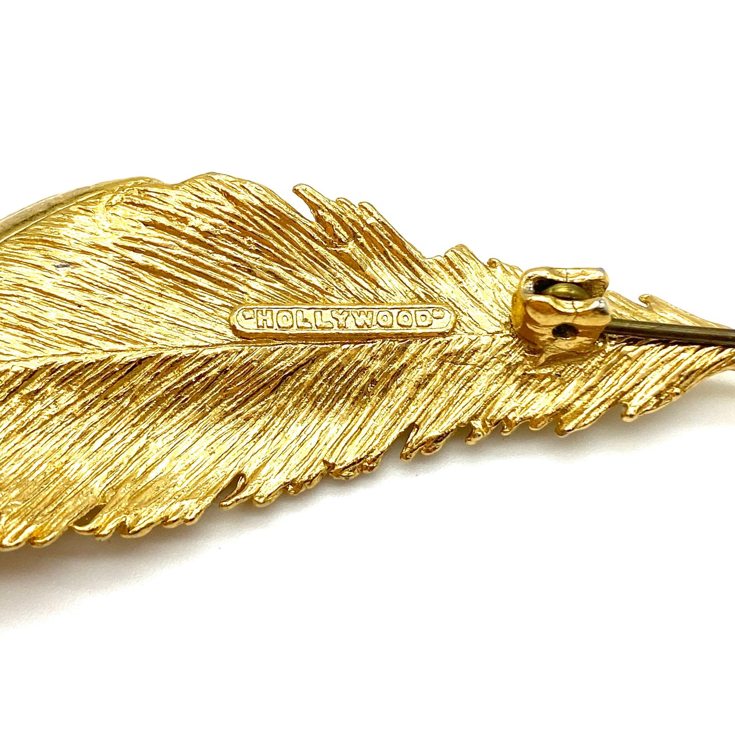 Hollywood Curling Leaf Brooch