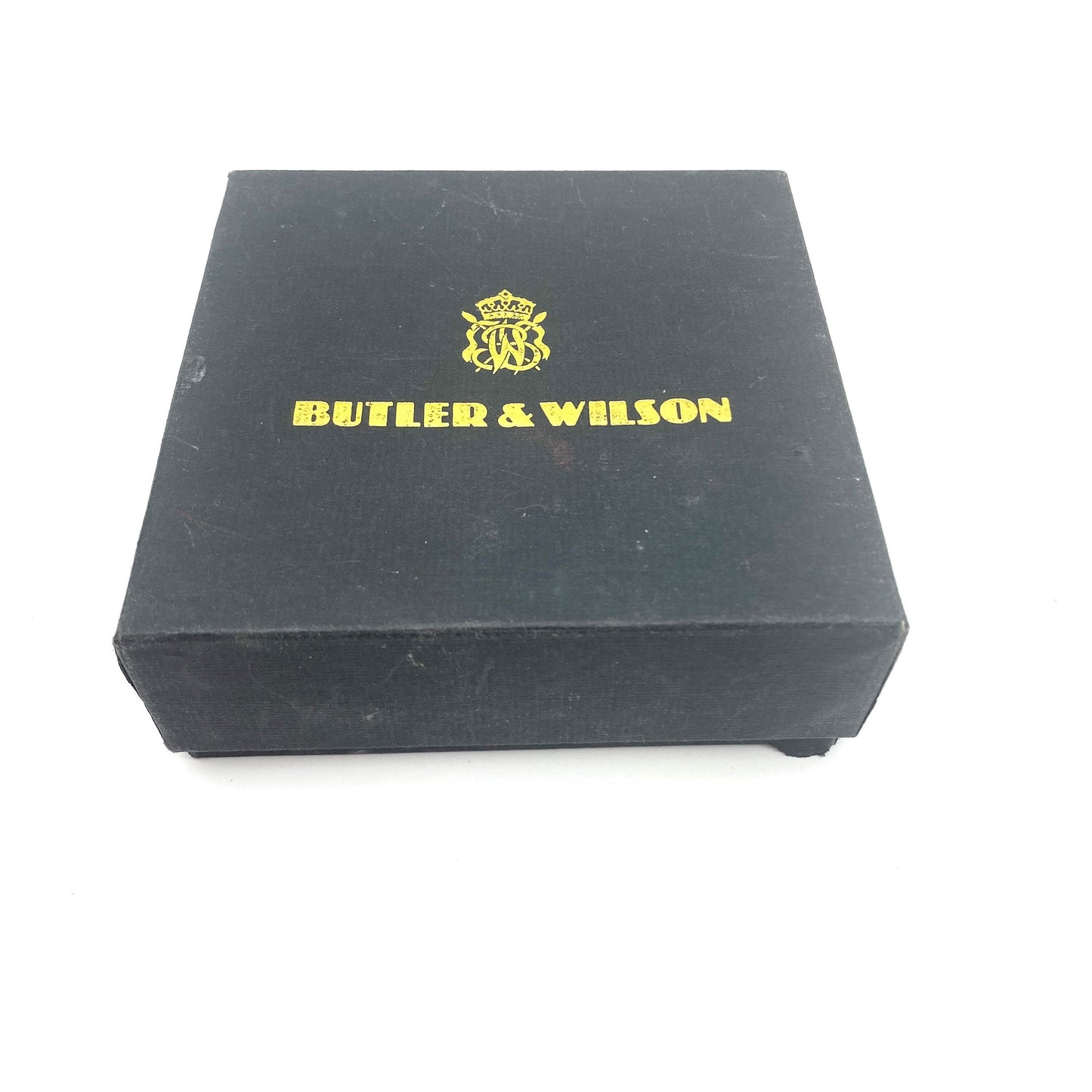 Butler and Wilson 1980's Champagne Brooch in Original Black Box