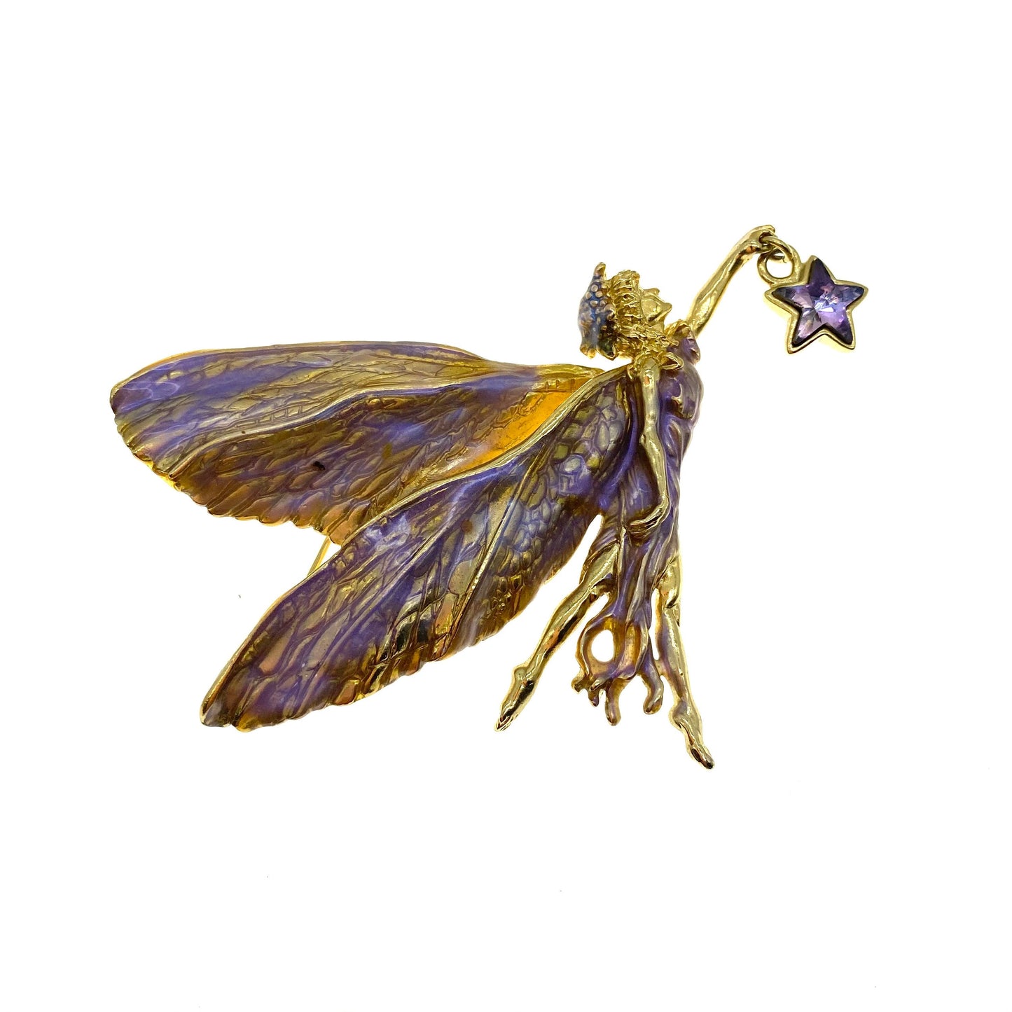 Kirks Folly Large 'Astral' Fairy Brooch in Original Box