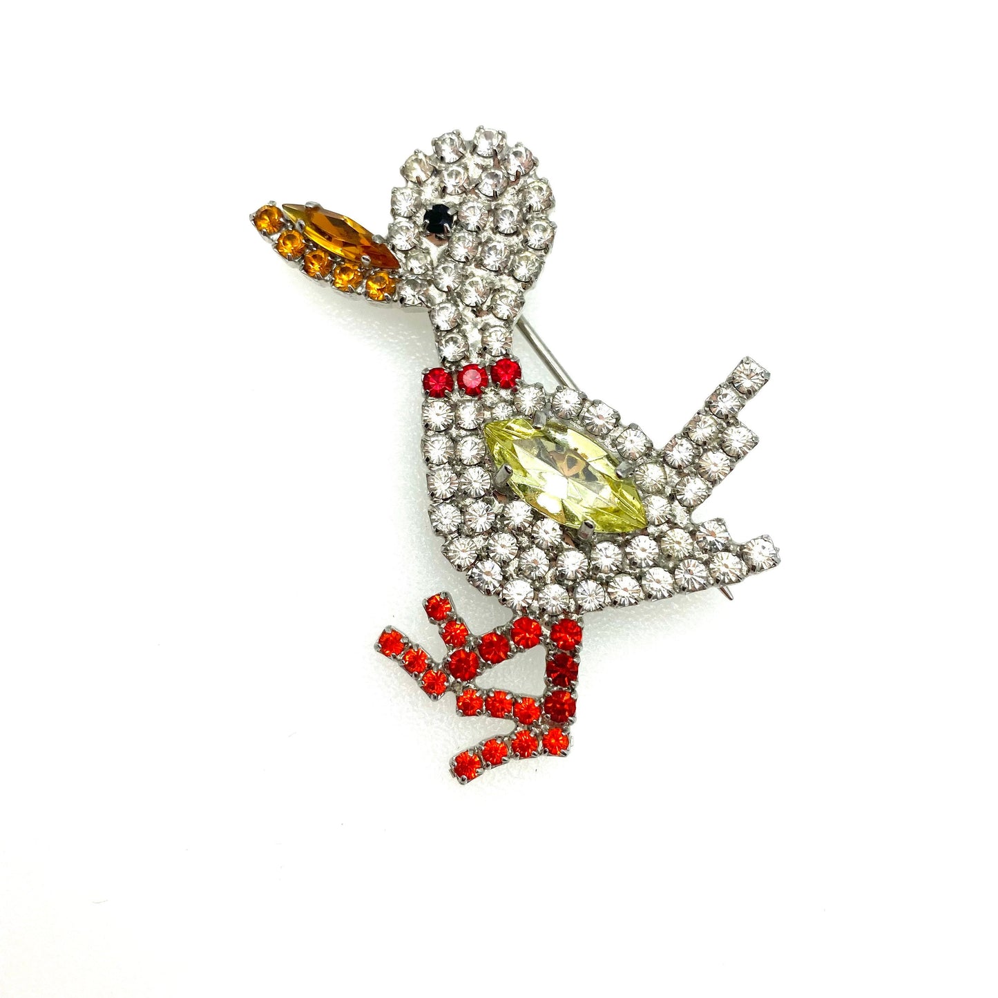 Butler and Wilson Waddling Duck Brooch