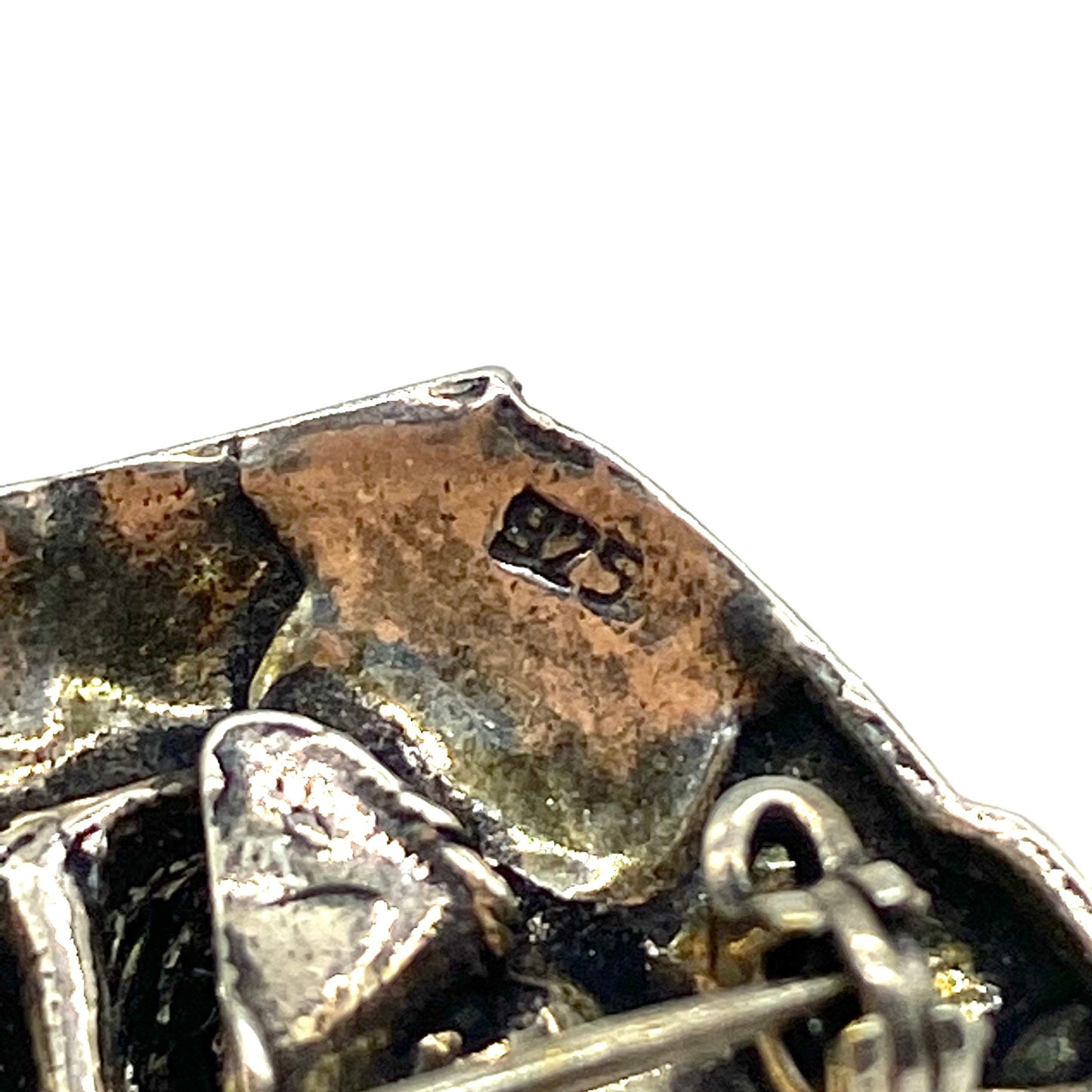 Broche de voilier galion en argent 925