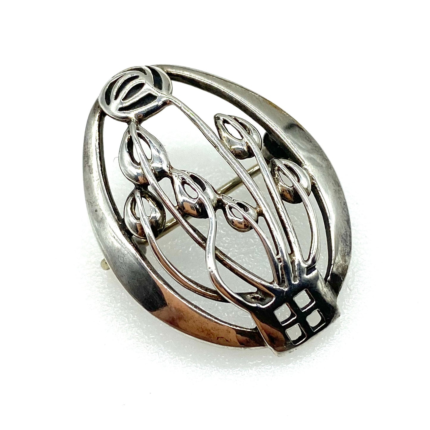 Kit Heath 925 Silver Flower Brooch 1995