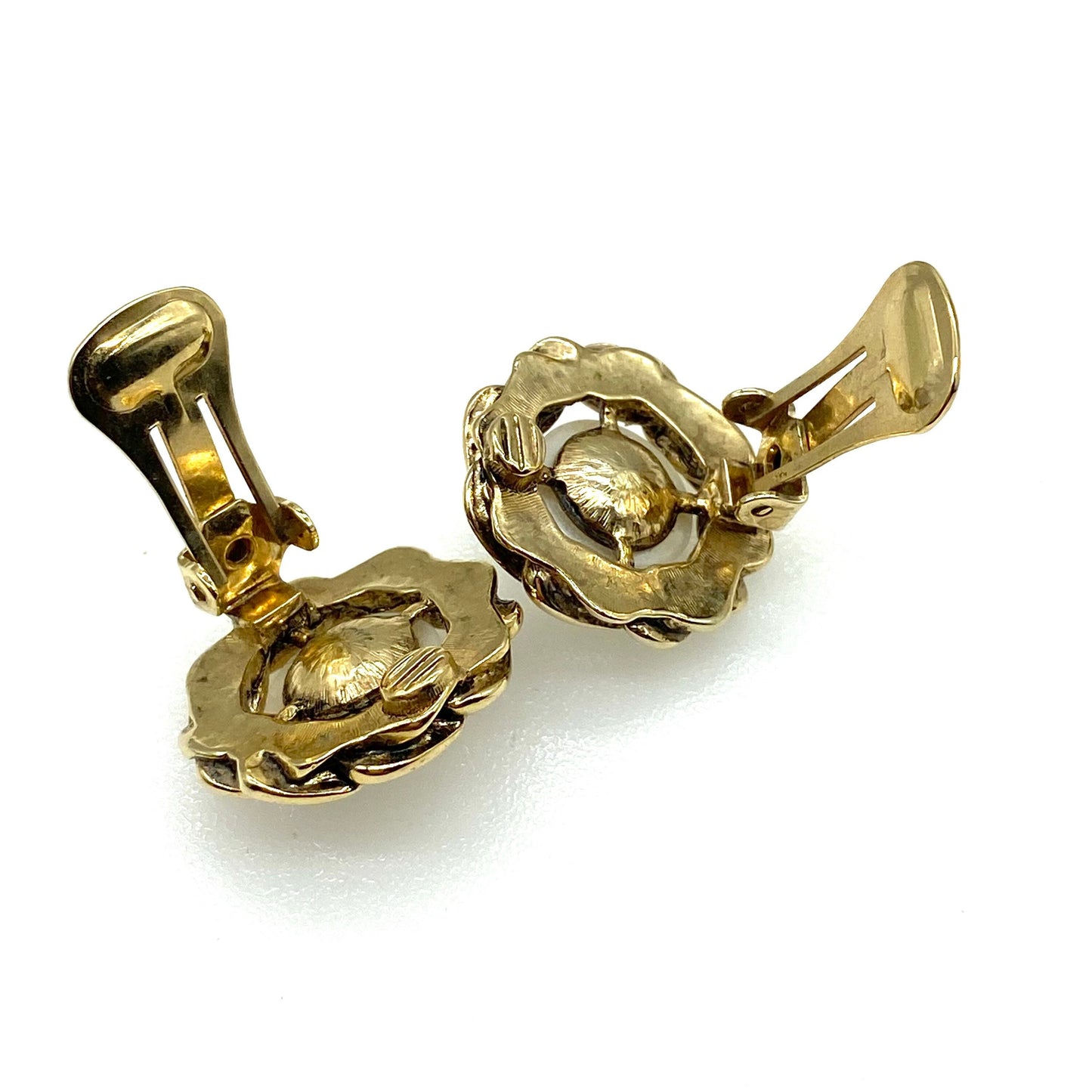 Soleil Imitation Pearl Clip On Earrings