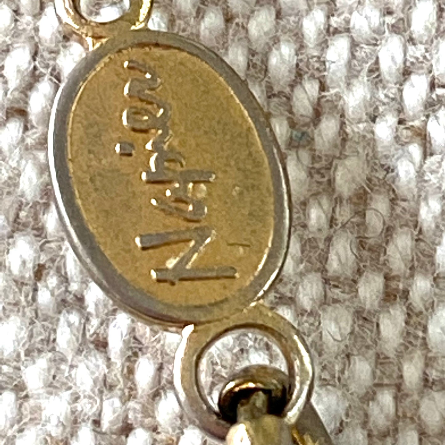 Chaîne corde plaquée or Napier