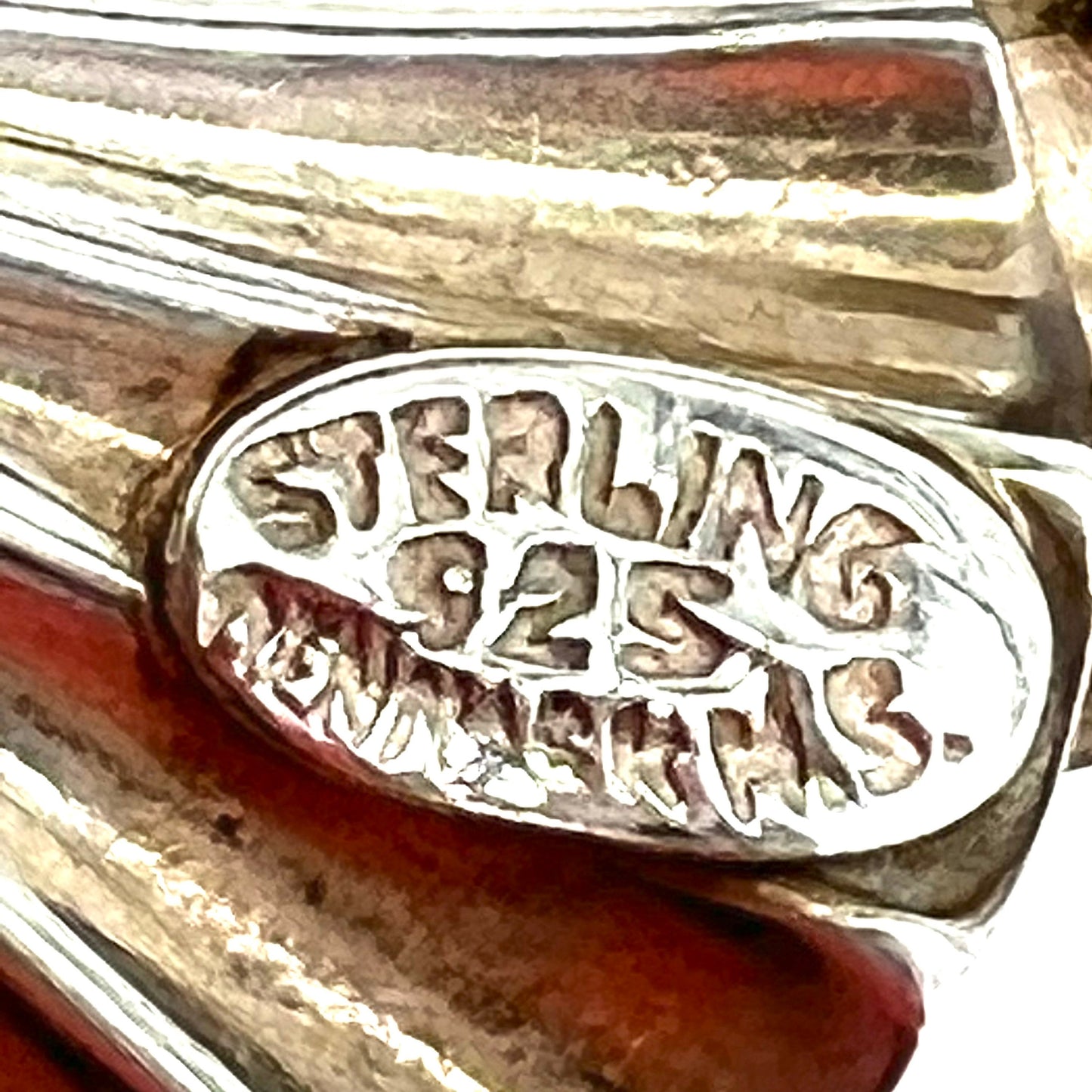 Hermann Siersbol Broche à pulvérisation florale en argent sterling 925 des années 1940/50