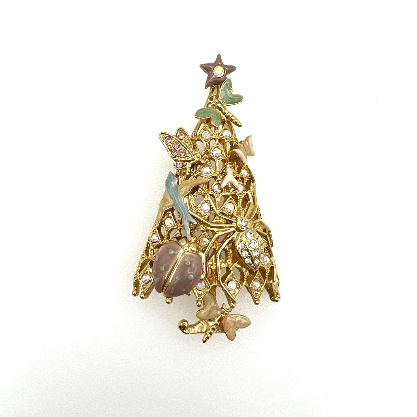 Kirks Folly Christmas Tree with Ladybird and Spider