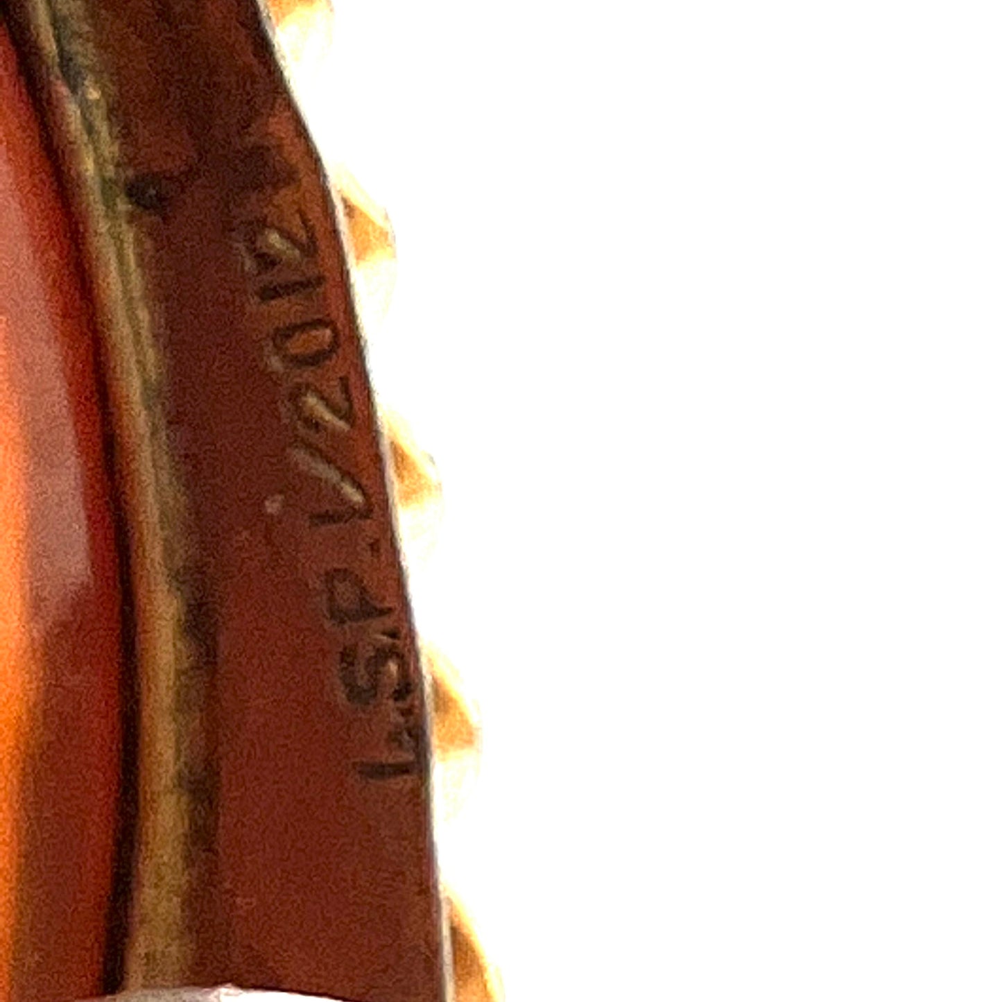 L.S. Peterson 12K Gold Filled Highly Detailed Our Lady of Mount Carmel Shell Cameo Brooch/Pendant