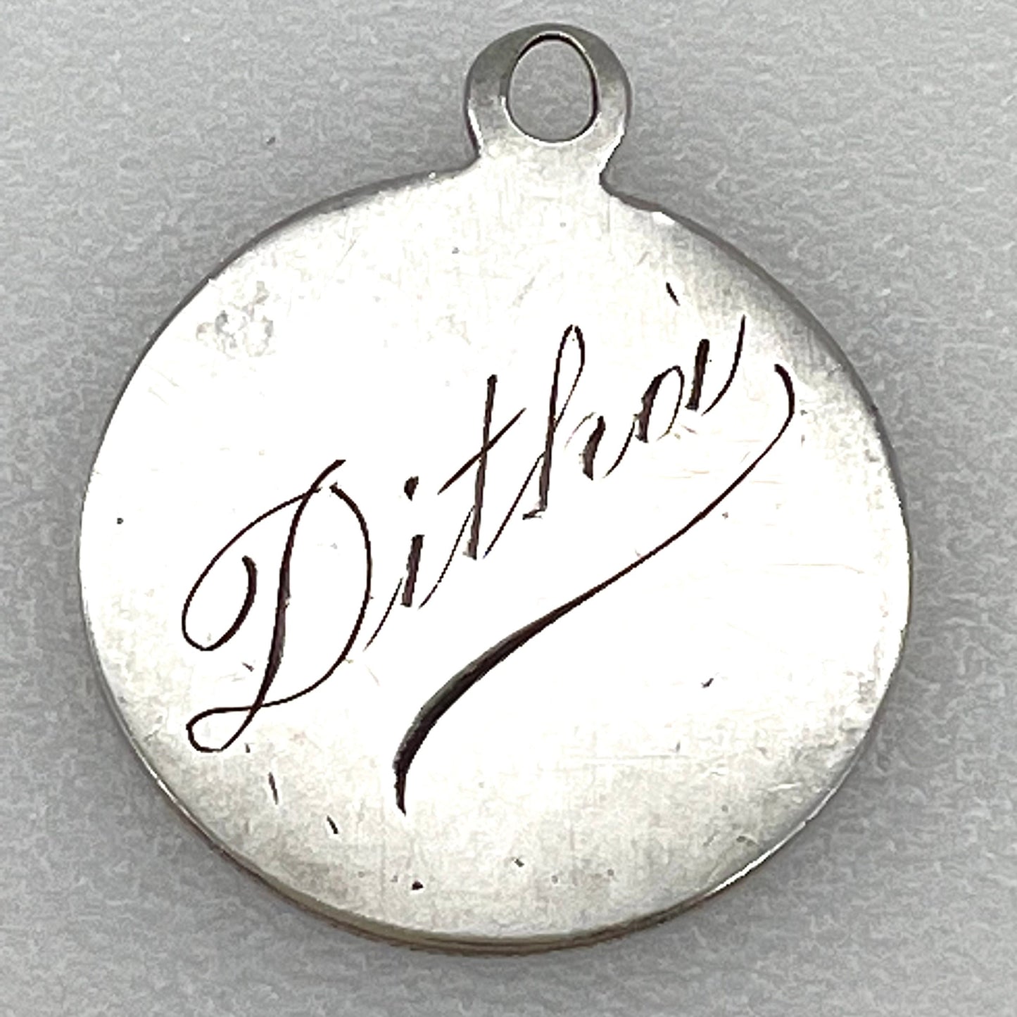 Antique 800 Silver Unmarked Austrian or Hungarian Love Token Four Leaf Clover Enamel Charm Pendant