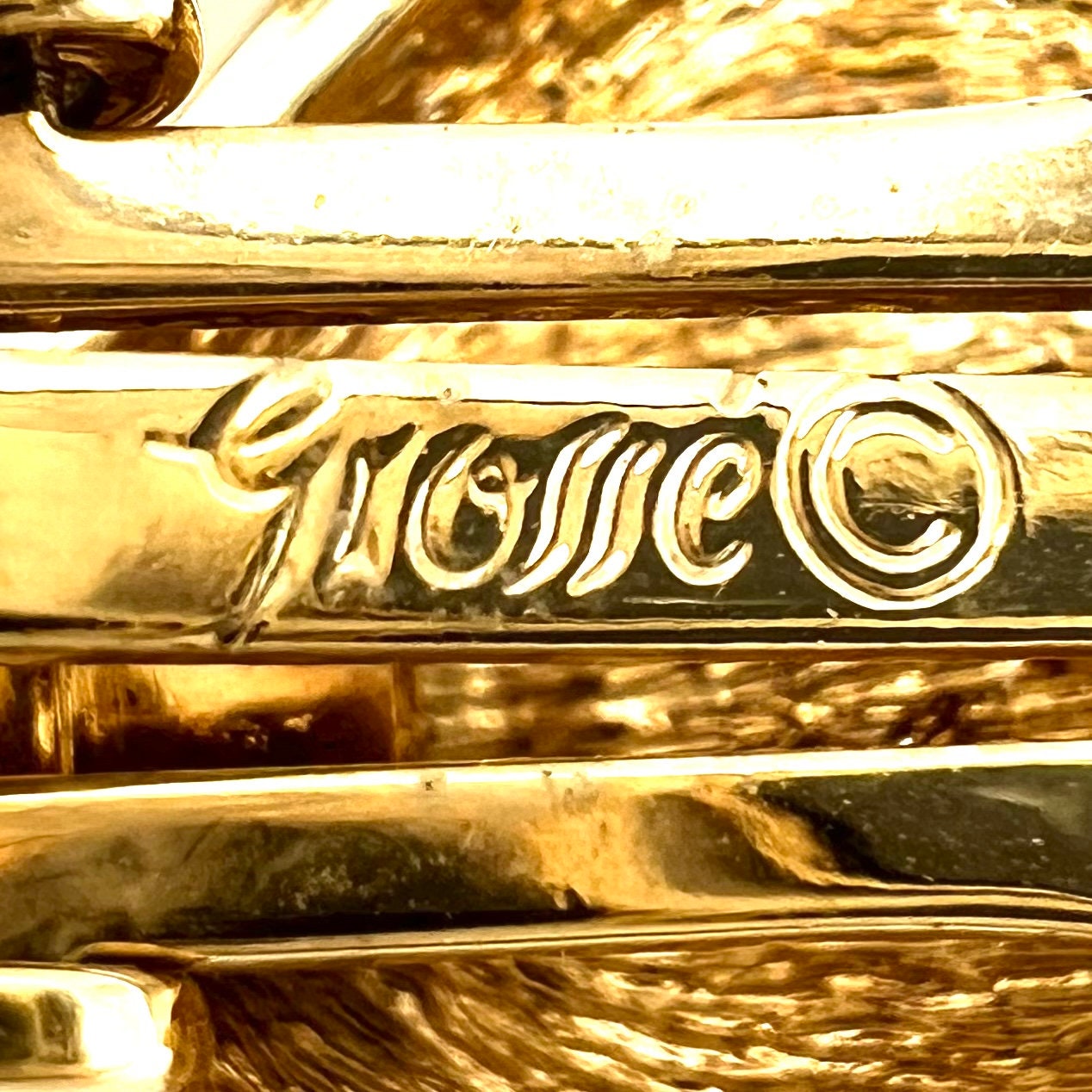 Grosse Gold Plated Clip On Earrings