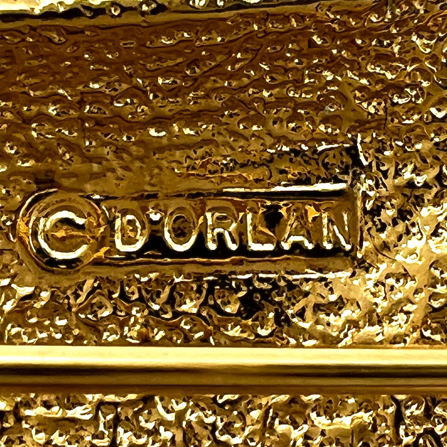 D'Orlan 22ct Triple Gold Plated Enamel and Swarovski Crystal Angel Fish or Batfish