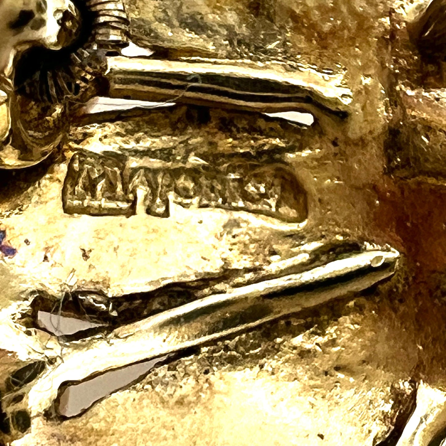 Collier de perles nouées à la main Majorica avec argent 925 intégral (pendentif en vermeil doré)