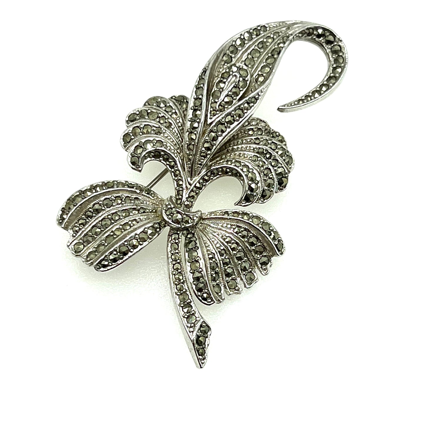 Large Marcasite Brooch 1950's