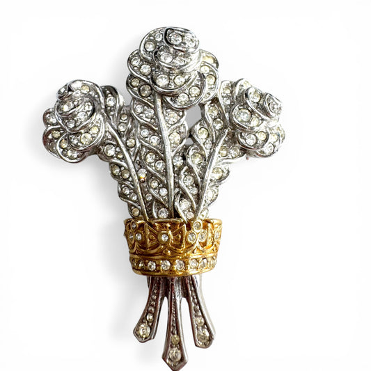 Attwood and Sawyer (Wales) Prince of Wales Three Feathers Brooch