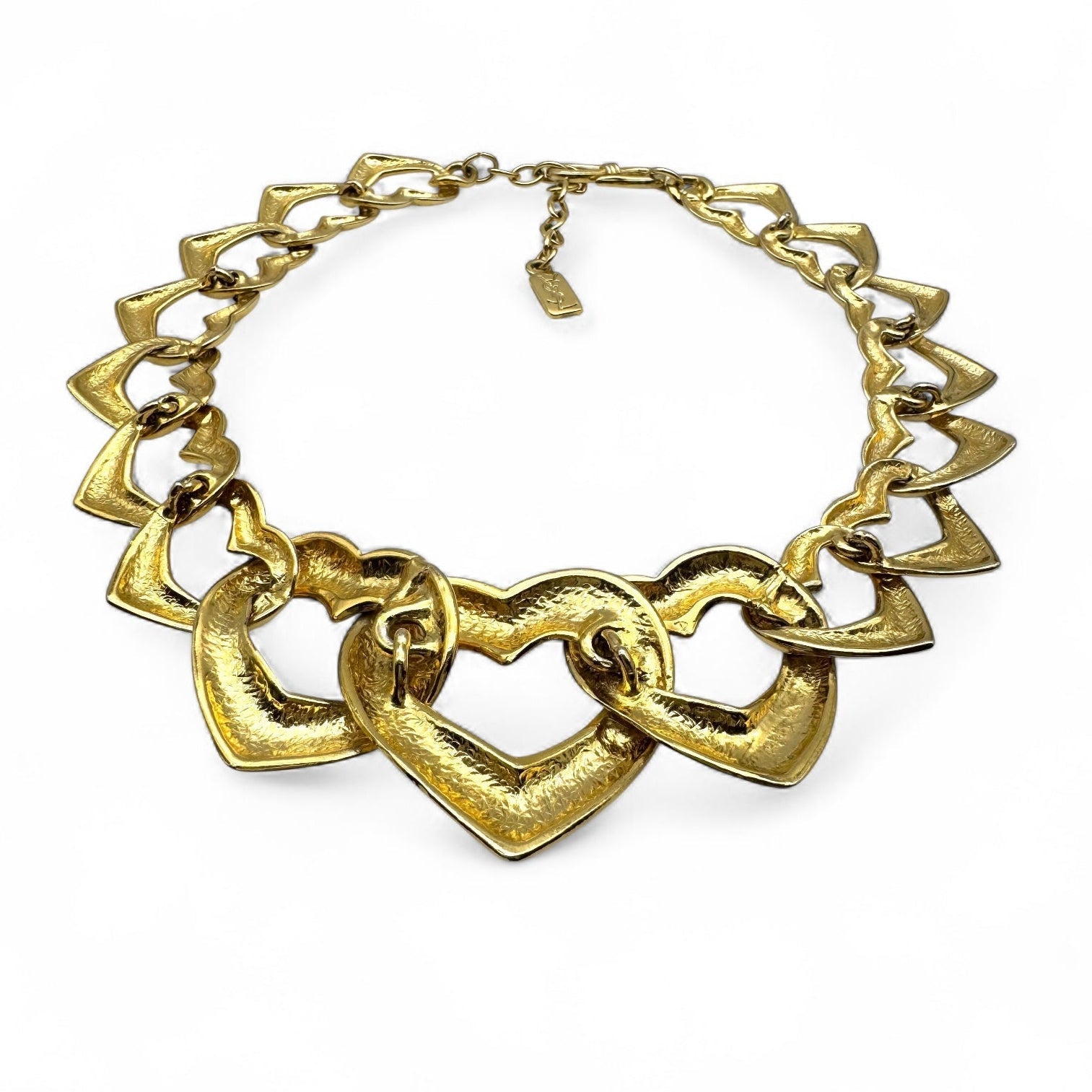 Yves Saint Laurent Robert Goossens Interlocking Open Heart Link