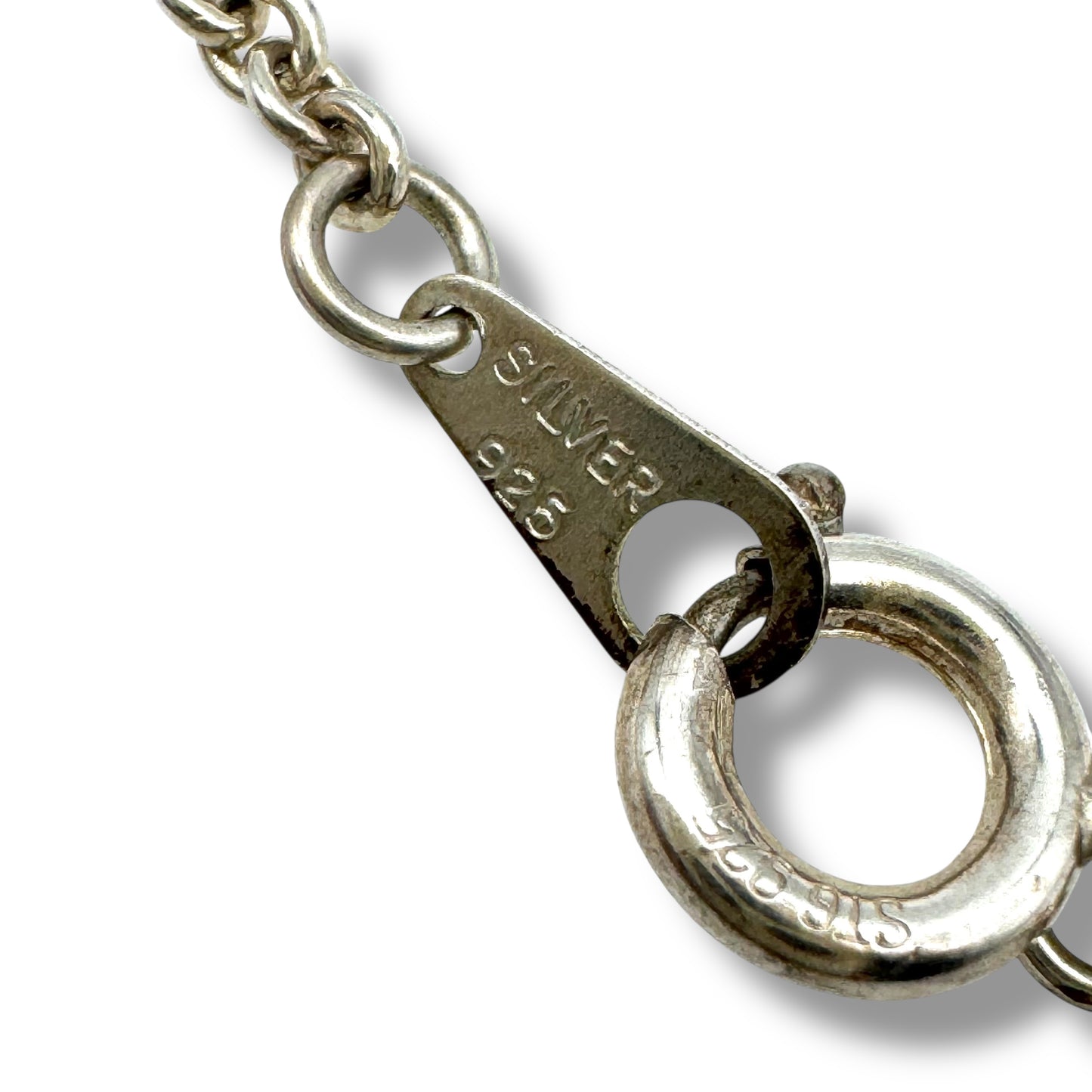 Fully Hallmarked Tony Bestwick (APB) 2000 (Y2K) 925 Silver Labradorite Pendant Necklace