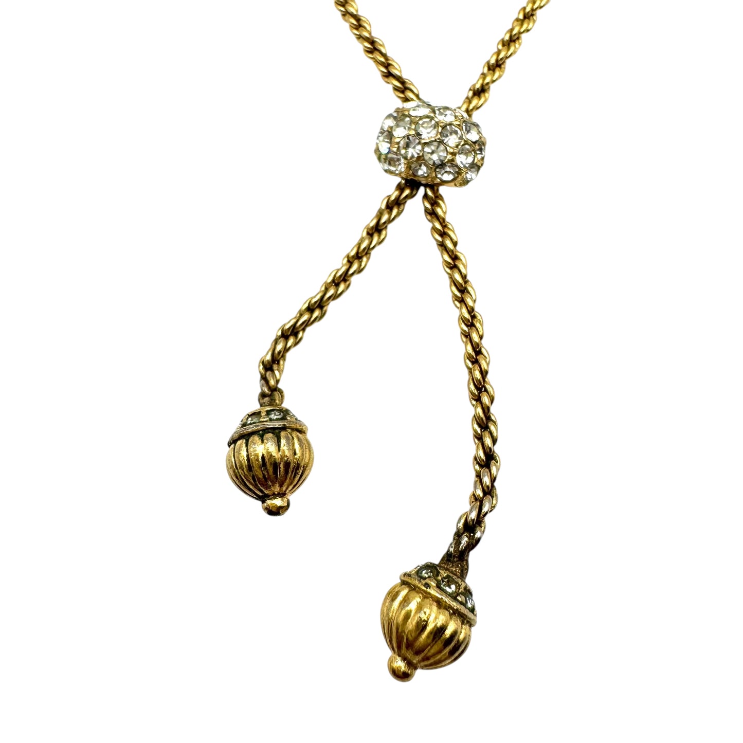 Attwood & Sawyer Swarovski Crystal Lariat Necklace