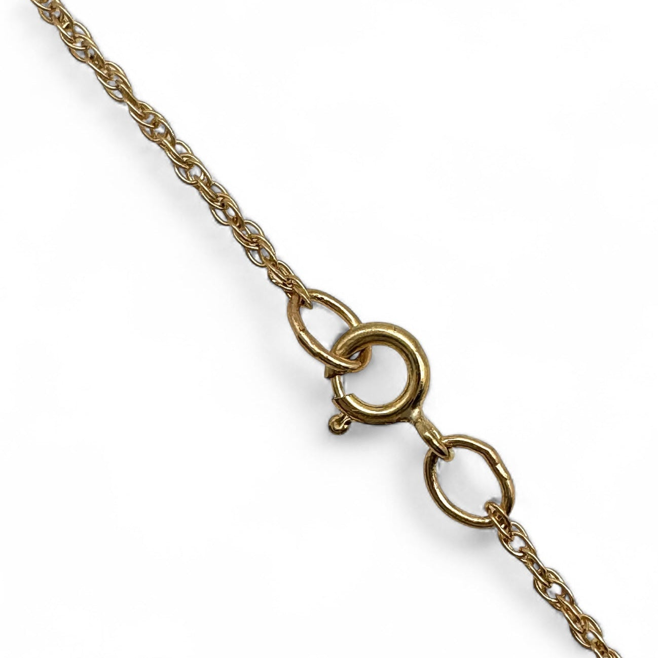 14ct Gold Emerald and Diamond Pendant On 9ct Gold Trace Chain