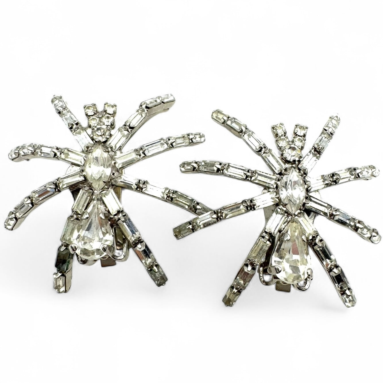 Butler and Wilson 1980s Iconic Spider Clip On Earrings