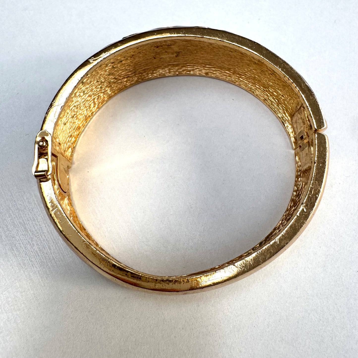 Christian Dior Germany Gold Plated Black Enamel and Pale Lemon & Black Swarovski Crystal Parure (Imperfect)