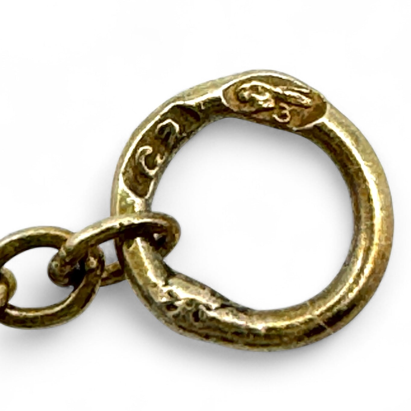 Vintage Bohemian Garnet Necklace in 900 Purity Silver with Gold Wash