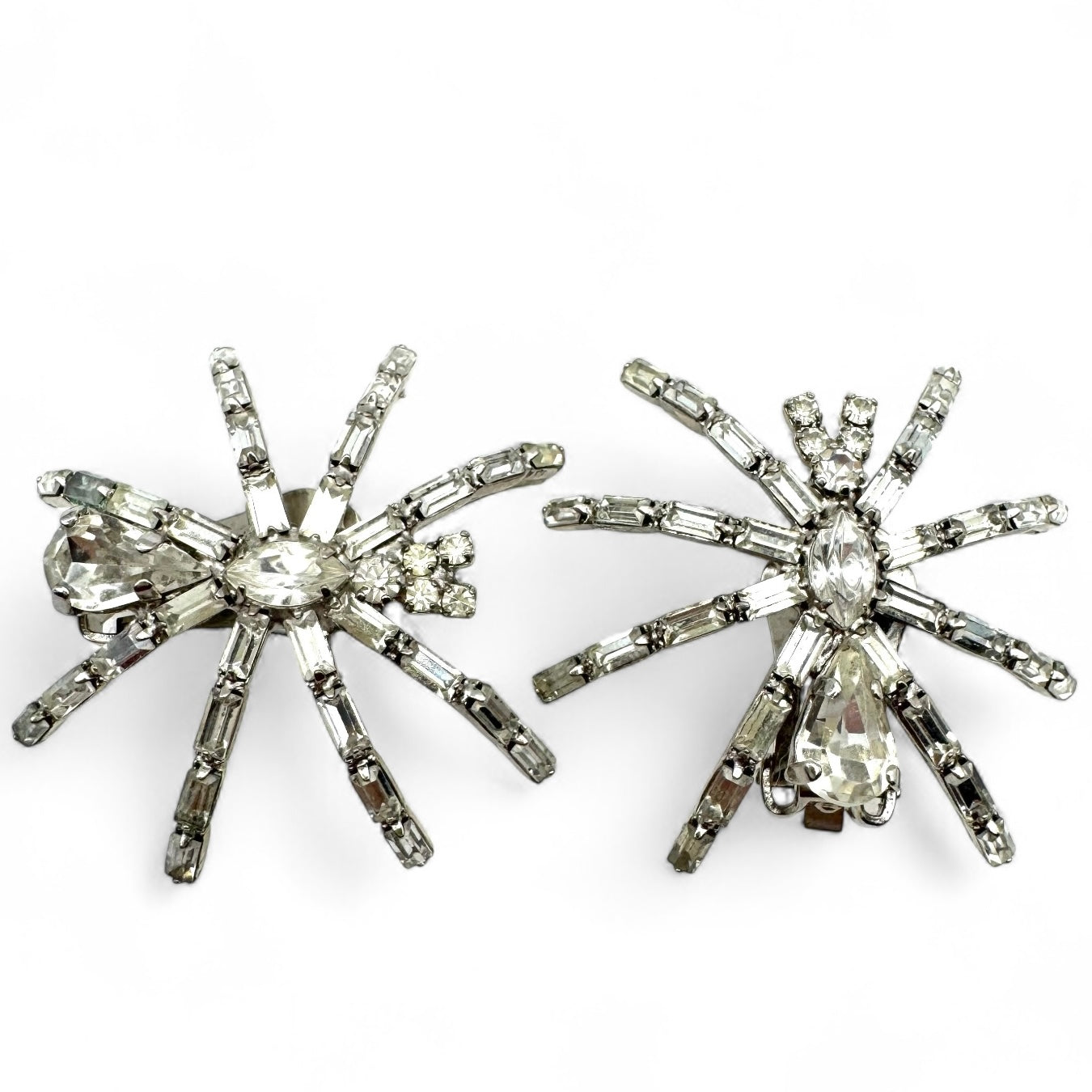 Butler and Wilson 1980s Iconic Spider Clip On Earrings