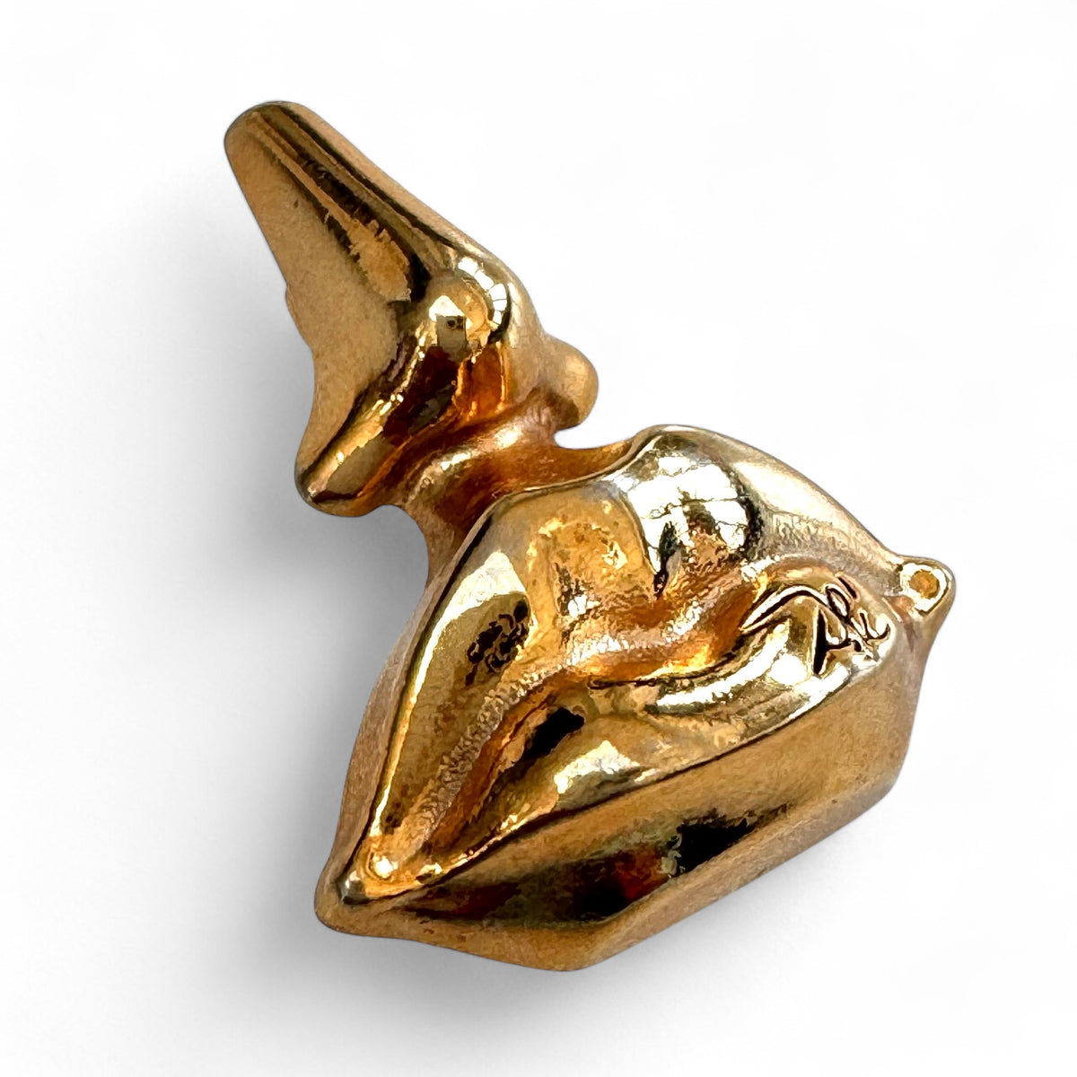 Broche « Aphrodite » Salvador Dali En Métal Doré, édition 1983 (sortie Parfum) - Occasion, Collection