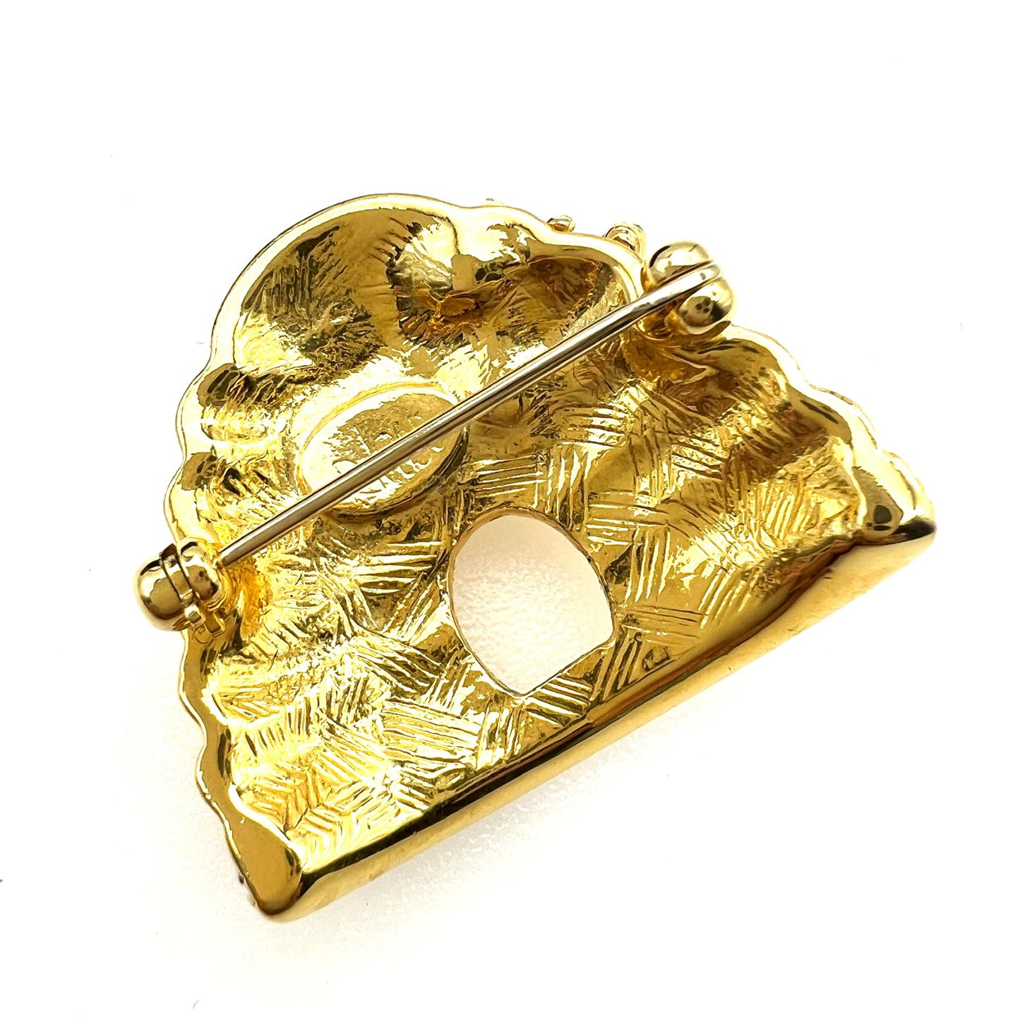 Joan Rivers Bee on Beehive Gold Plated Brooch in Joan Rivers Box