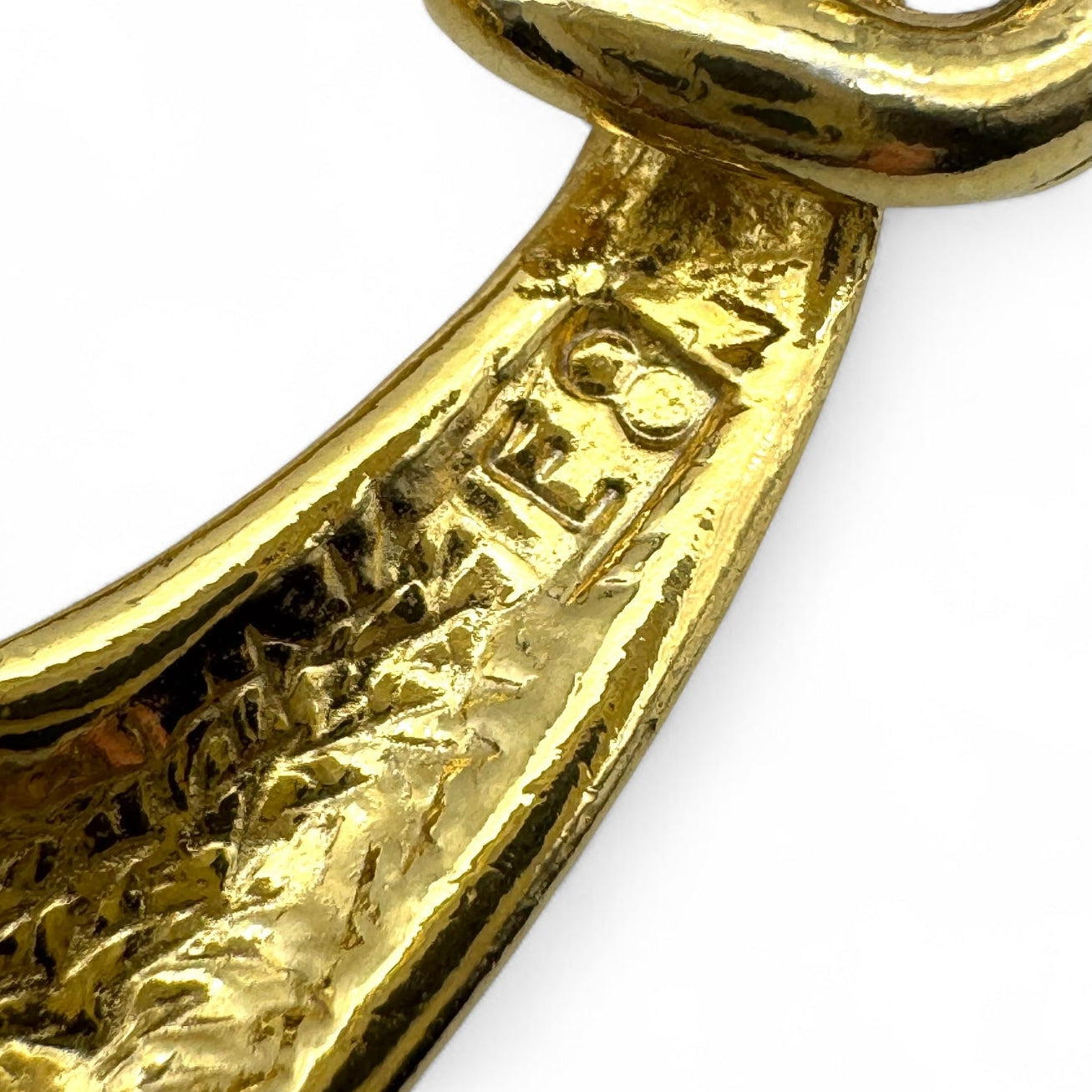 Yves Saint Laurent Robert Goossens Interlocking Open Heart Link Necklace