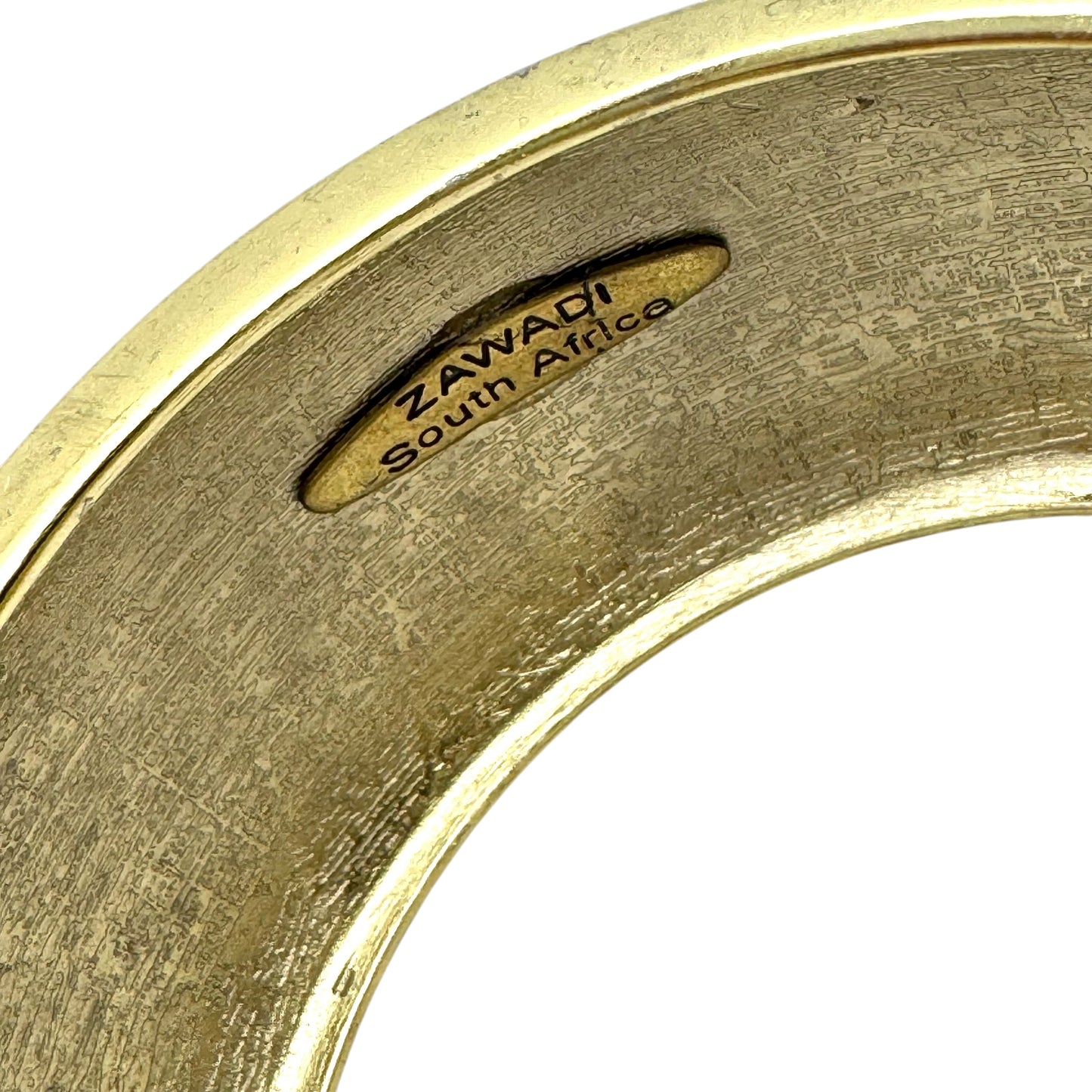 Zawadi South Africa Animal Print Enamel Clamper Bangle (Future Collectible)