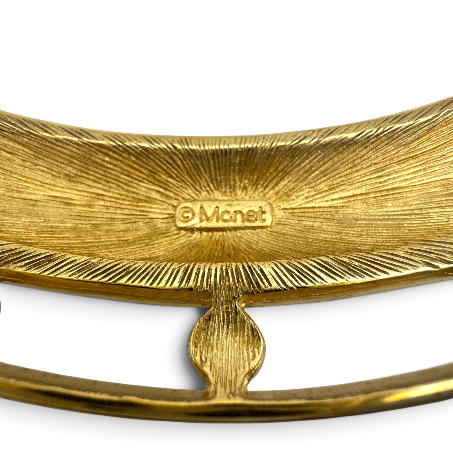 Monet Crescent Bib Collar Necklace