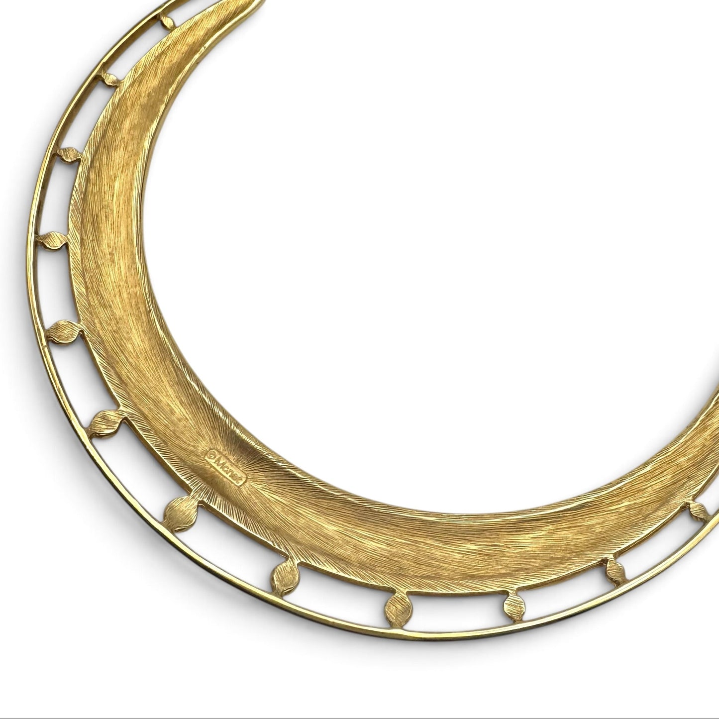 Monet Crescent Bib Collar Necklace