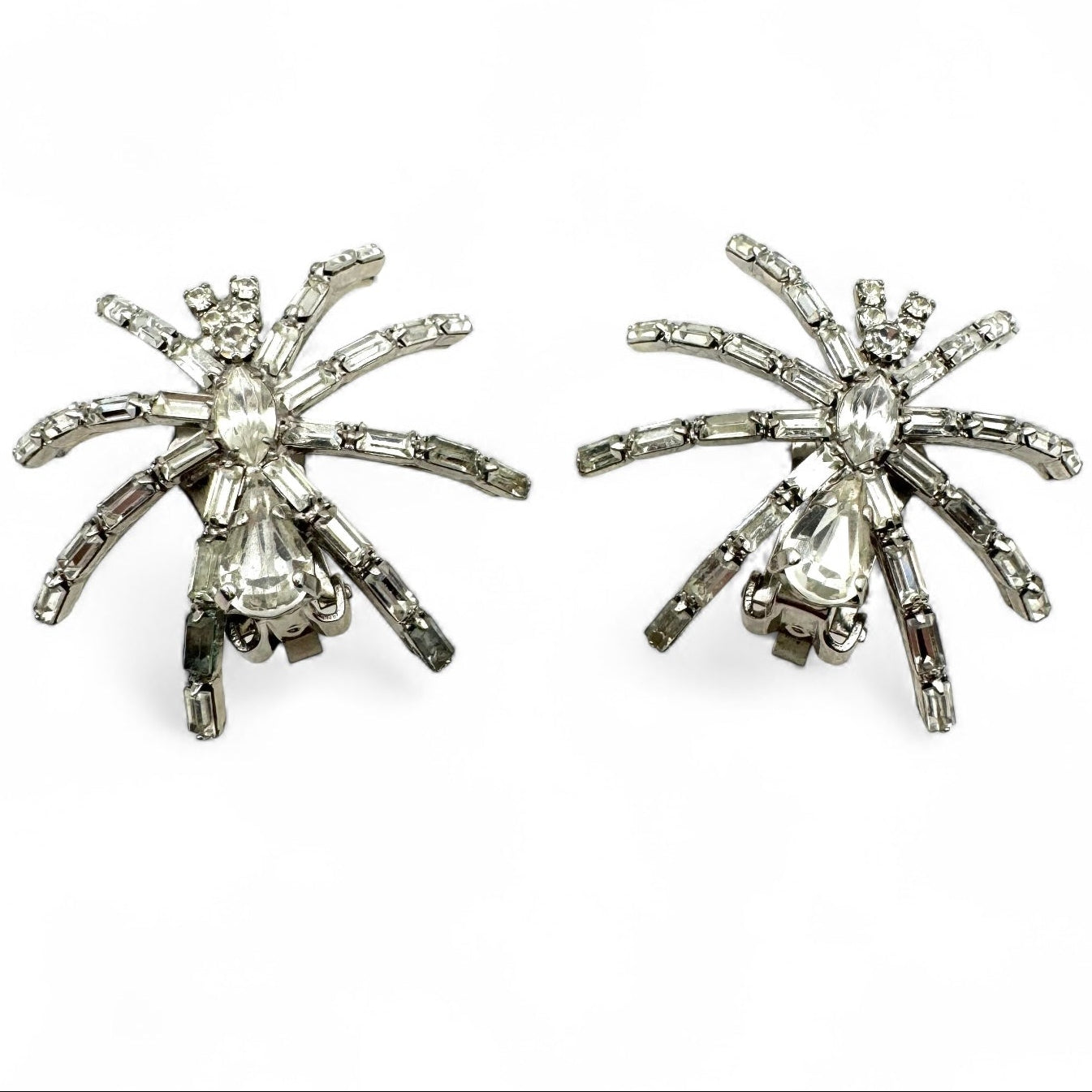 Butler and Wilson 1980s Iconic Spider Clip On Earrings