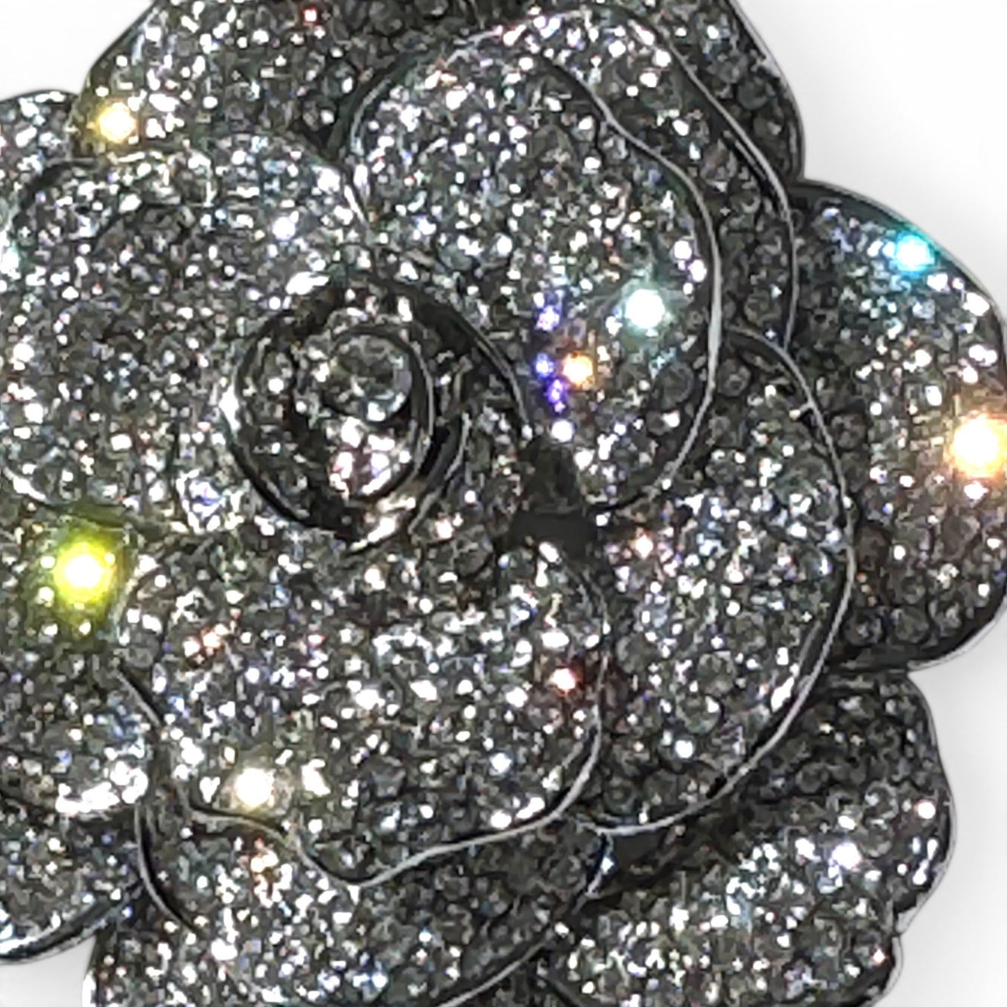 Butler and Wilson Five Graduated Crystal Flower Pavé-Set Austrian Crystal Statement Necklace (Future Collectible)