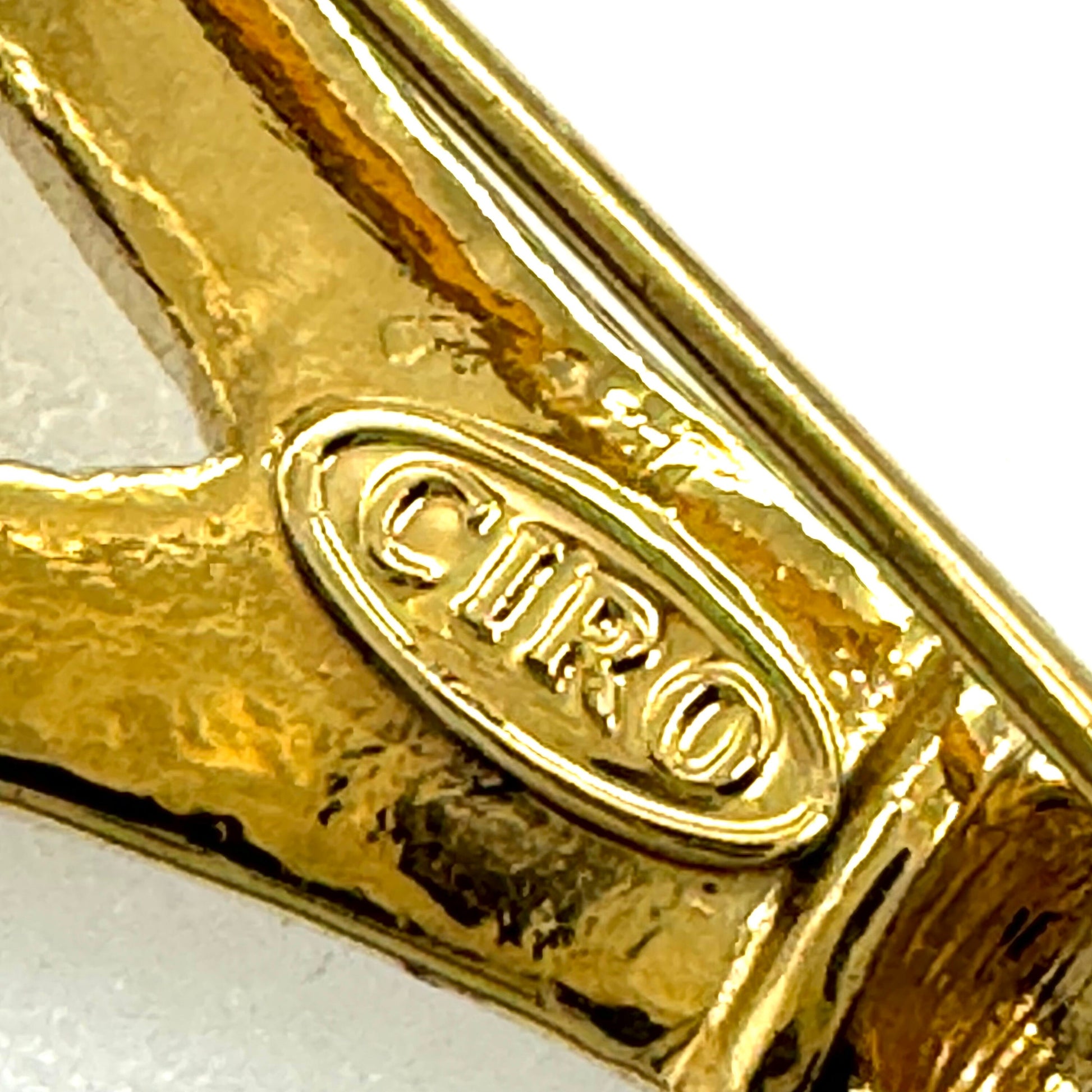 CIRO Gold Plated Tennis Racquet and Tennis Ball Enamel and