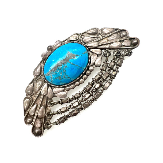 Erdem 925 Silver Articulated Brooch