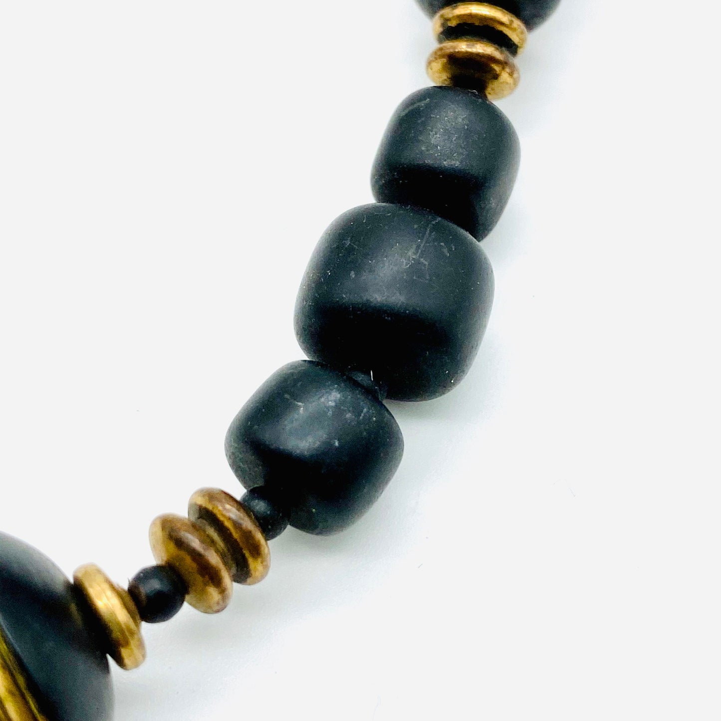 Miriam Haskell Wooden Bead Necklace