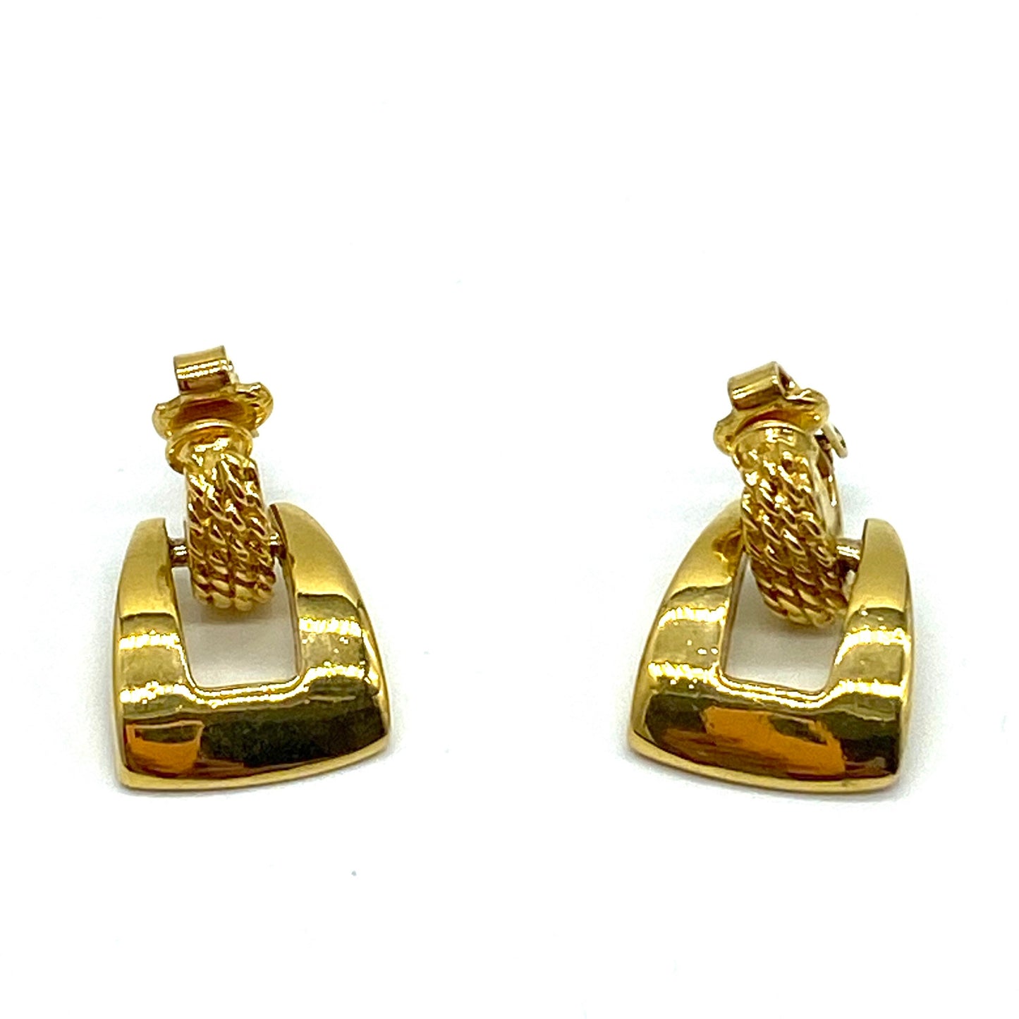 Anne Klein Gold Clip On Earrings