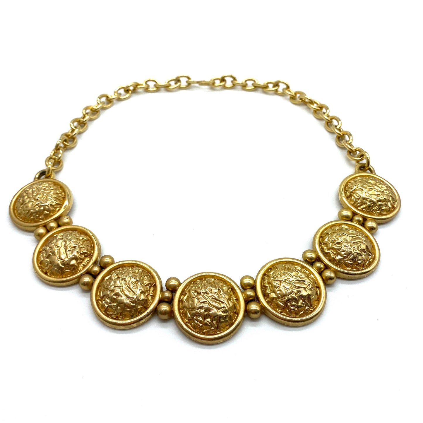 Joan Collins Signed Etruscan Revival Necklace