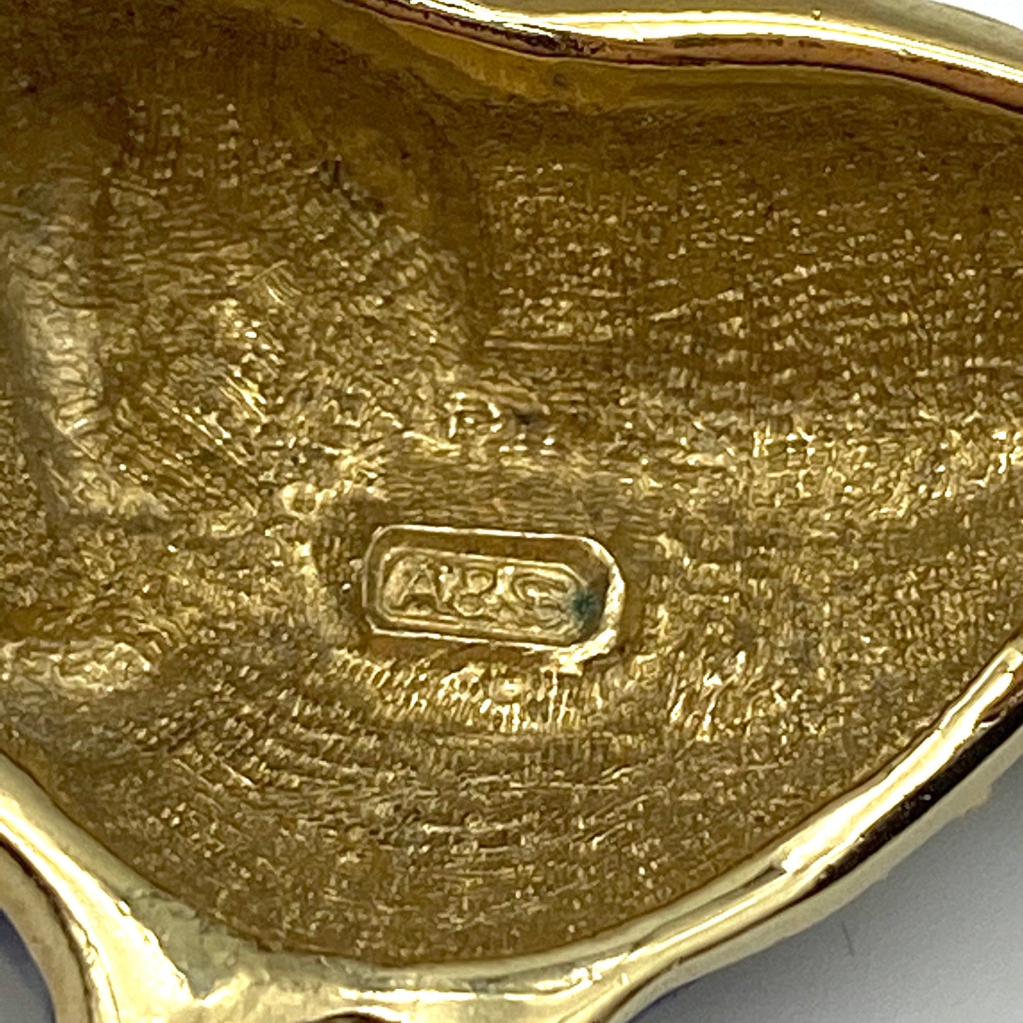 Attwood and Sawyer 22ct Gold Plated Enamel Owl Brooch on Branch