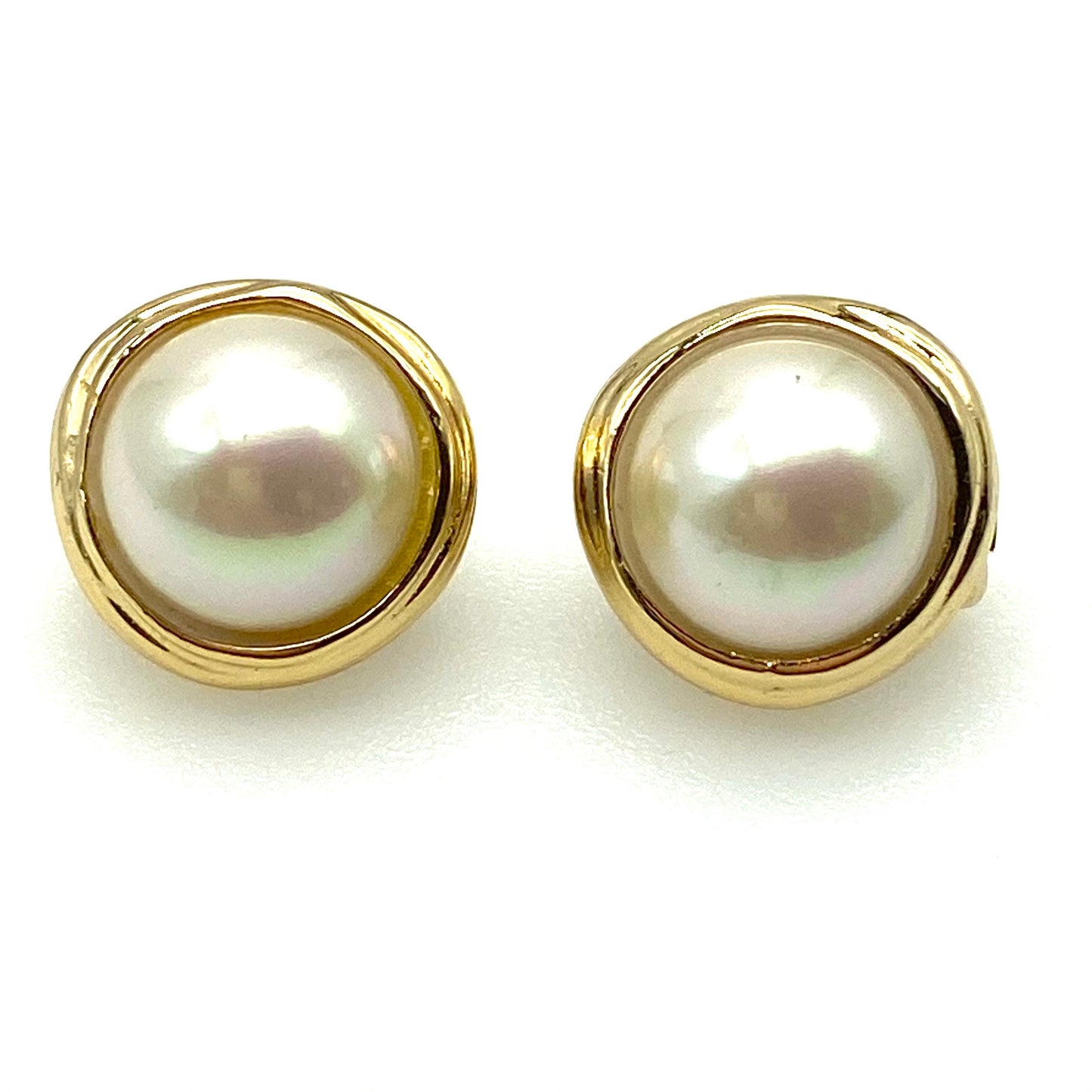 Christian Dior Faux Mabe Clip On Earrings