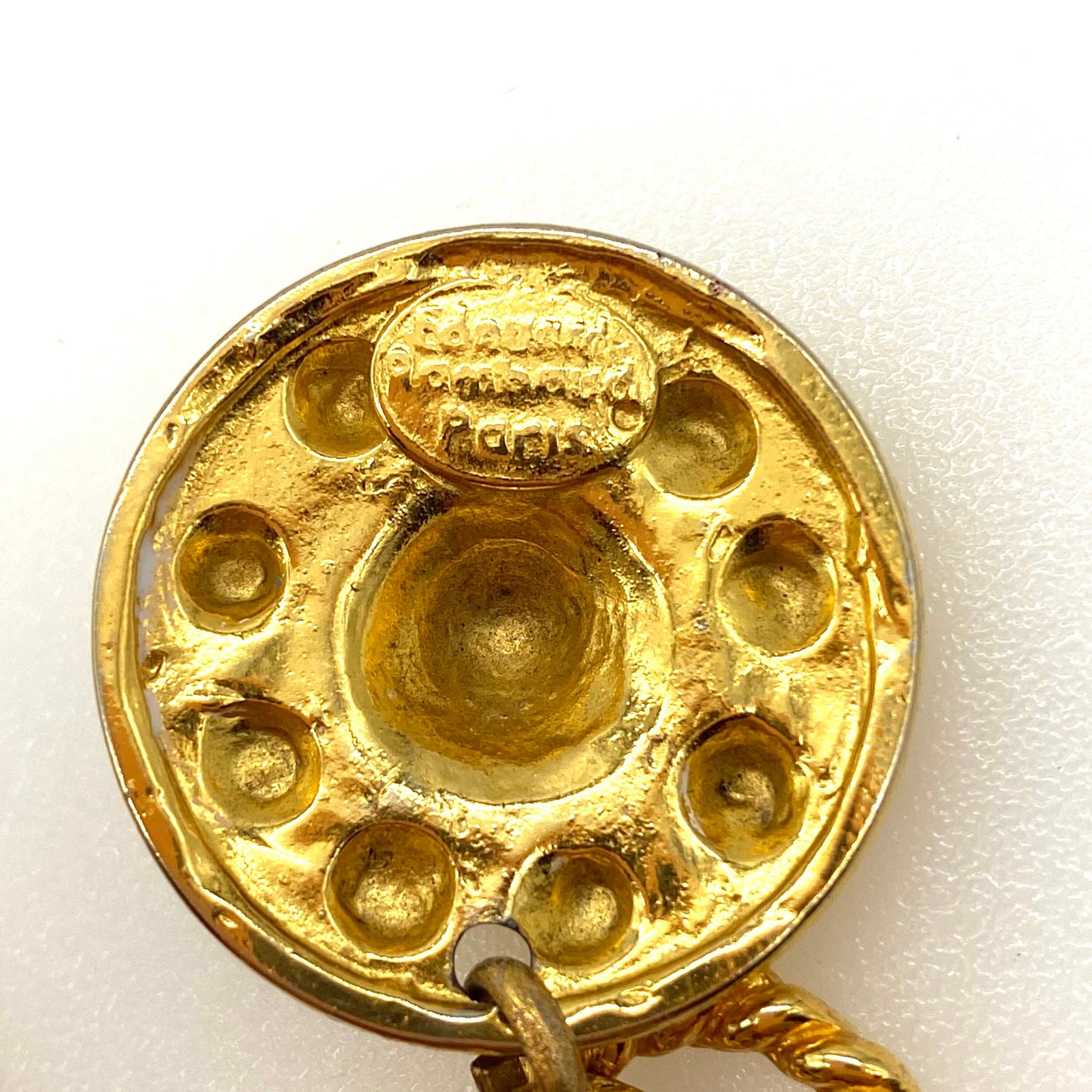 Edouard Rambaud Etruscan Style Multi Charm Brooch (Signed Paris)