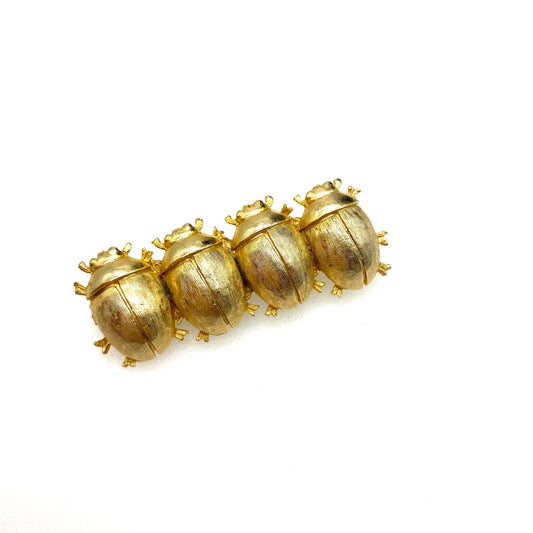 Numbered Scarab Brooch (Row of Four) 9252