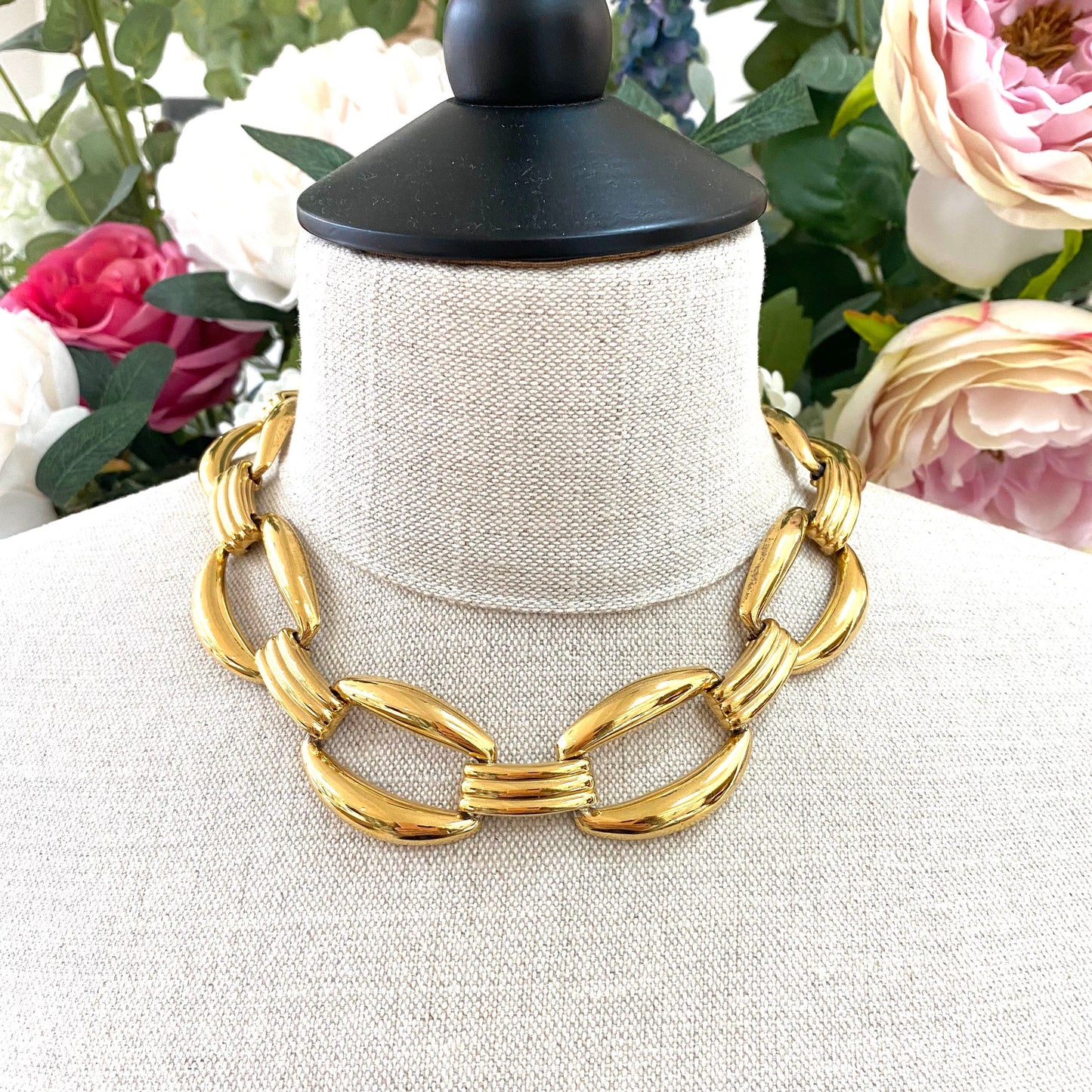 Givenchy Statement Gold Plated Chunky Chain Choker