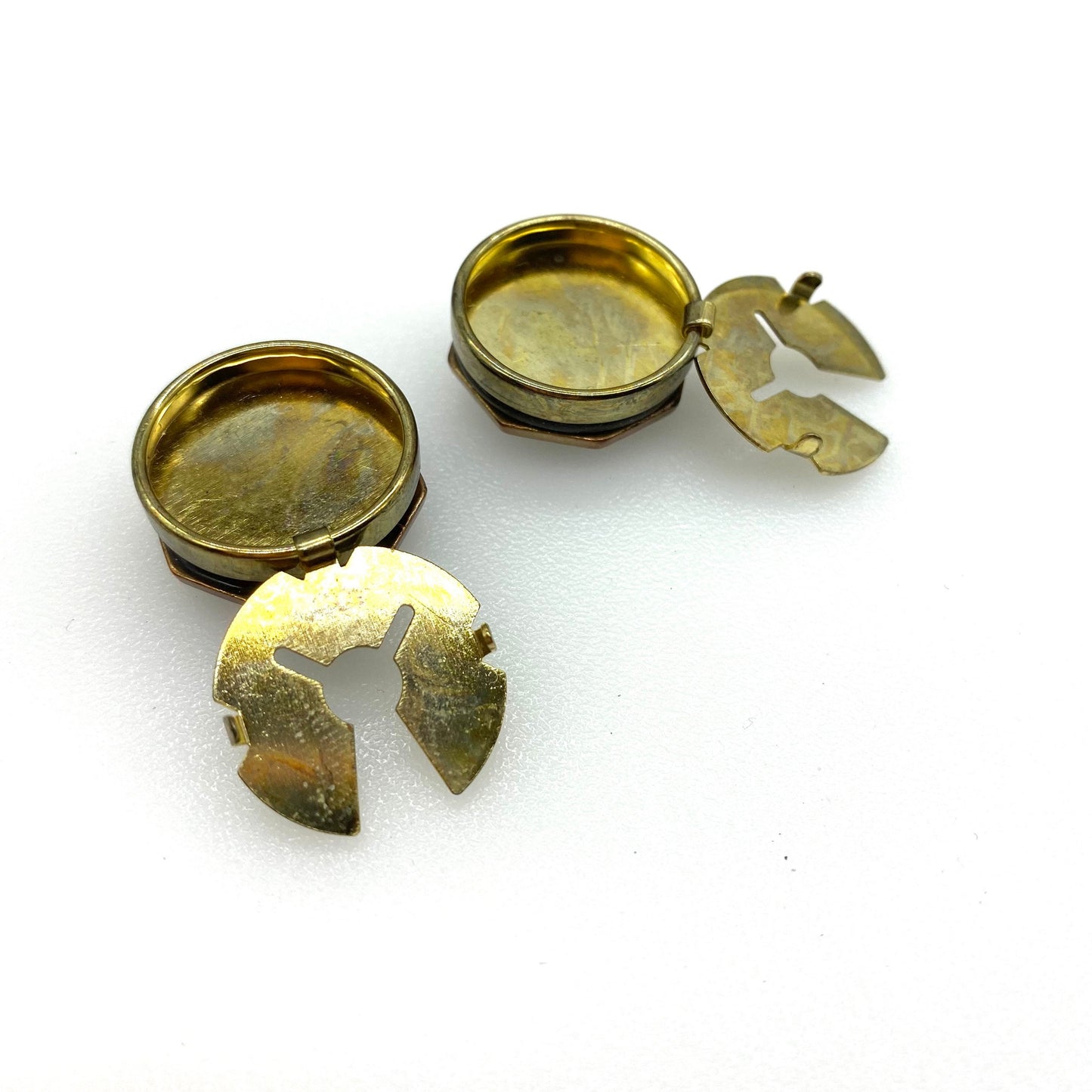 Nony New York Black Enamel Button Covers